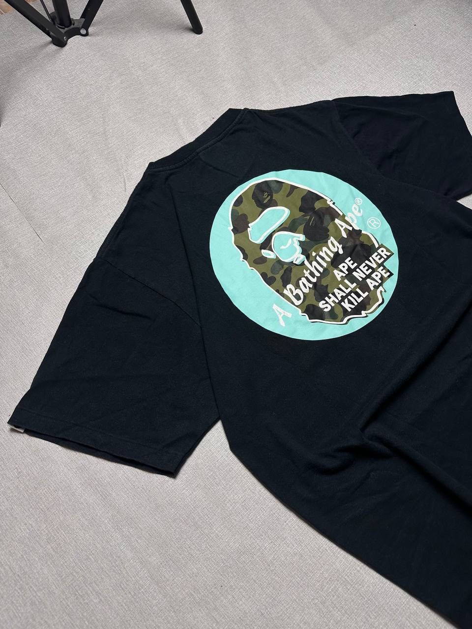 Bape BAPE Ape Shall Never Kill Ape Ape Head Tee Black Size US L / EU 52-54 / 3 - 3 Thumbnail