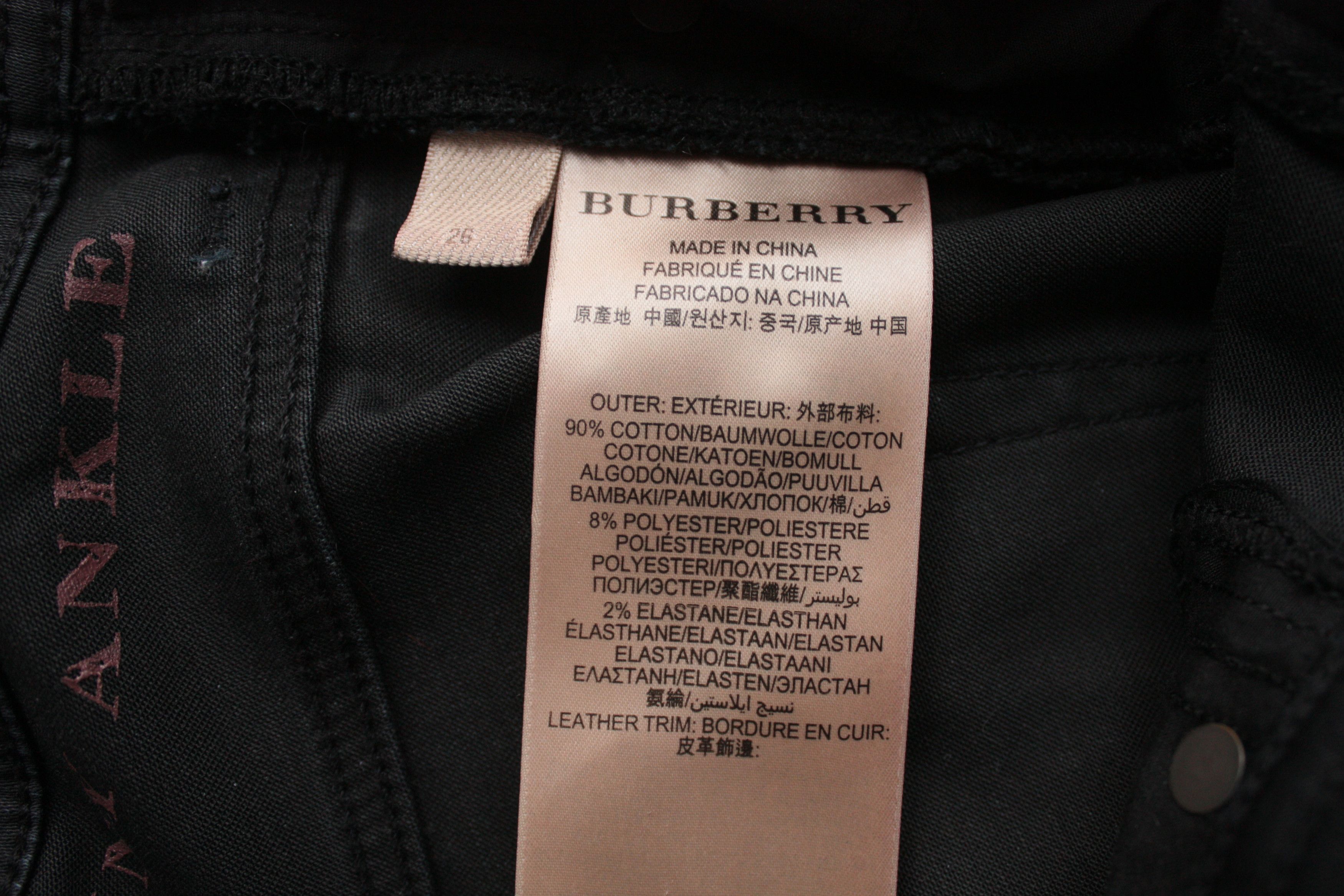 Burberry Burberry Brit Westbourne Skinny Ankle Red Denim Pants W26 Size 26" / US 2 / IT 38 - 6 Thumbnail