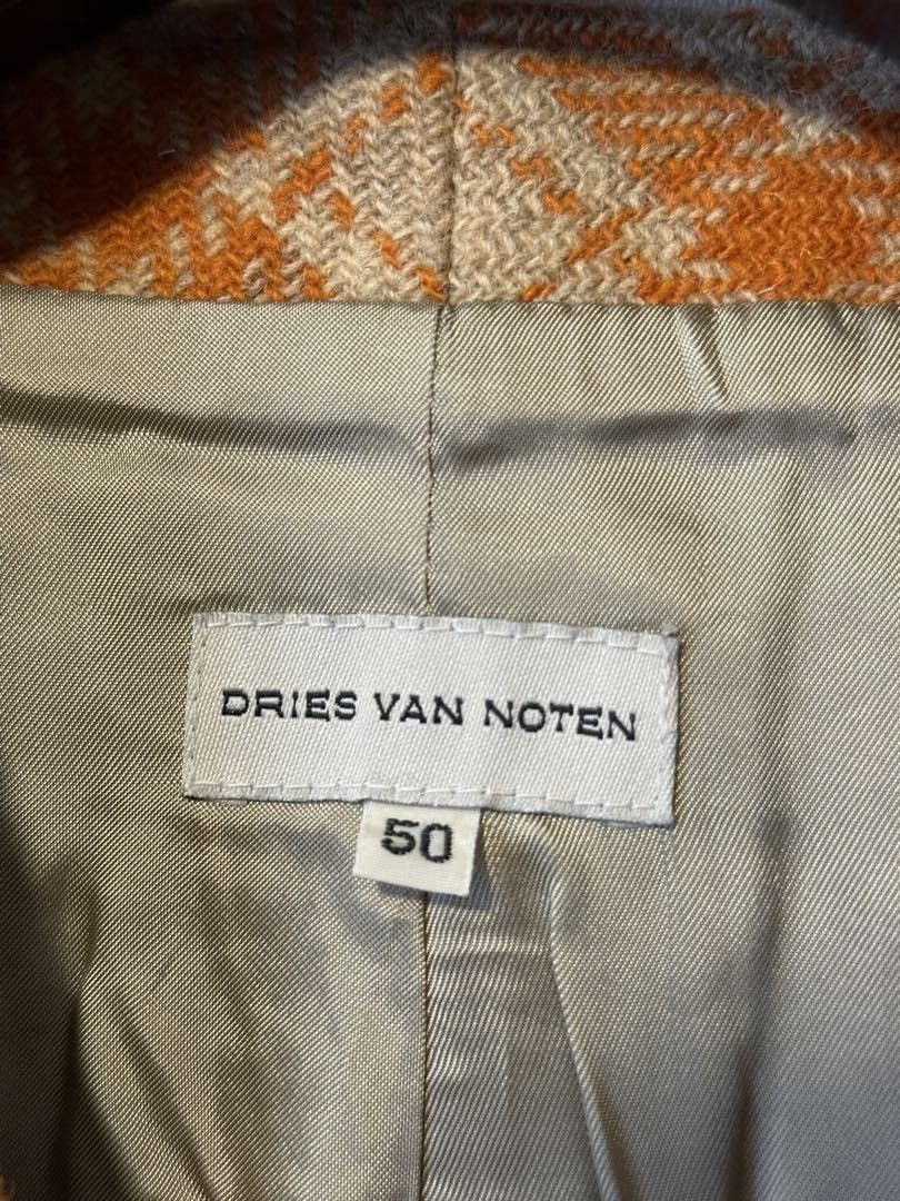 Dries Van Noten DRIES VAN NOTEN 1990s Wool Checkered Vest Size US L / EU 52-54 / 3 - 7 Thumbnail