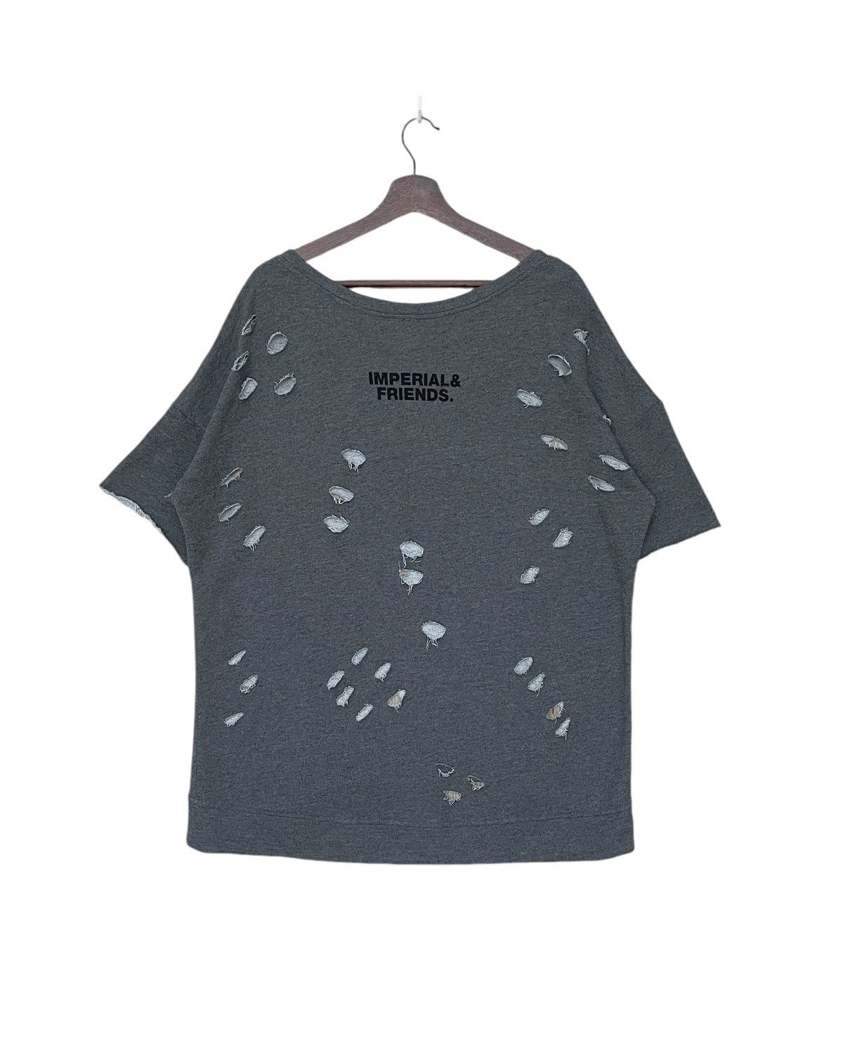 Designer × Imperial Vintage Brand Imperial Top Ripped T-shirt 2000s Size US M / EU 48-50 / 2 - 2 Thumbnail