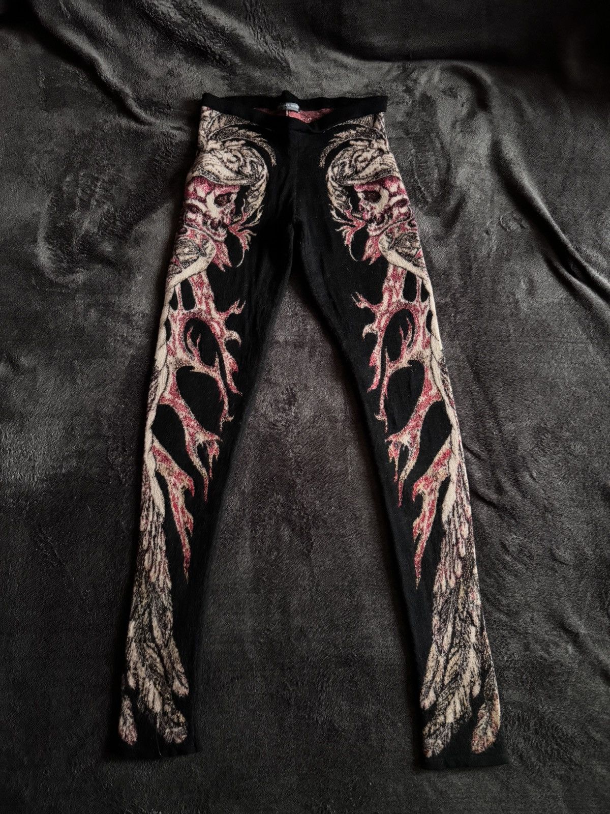 Alexander McQueen Alexandr McQueen A/W 2010 Angels & Demons Hells Angels Size 22" - 1 Thumbnail