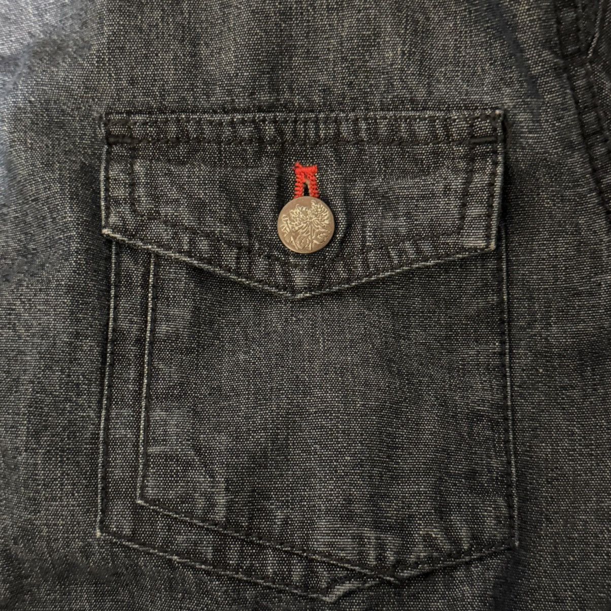 Takeo Kikuchi Takeo Kikuchi Indigo dye high collar Jacket with double zip Size US M / EU 48-50 / 2 - 5 Thumbnail