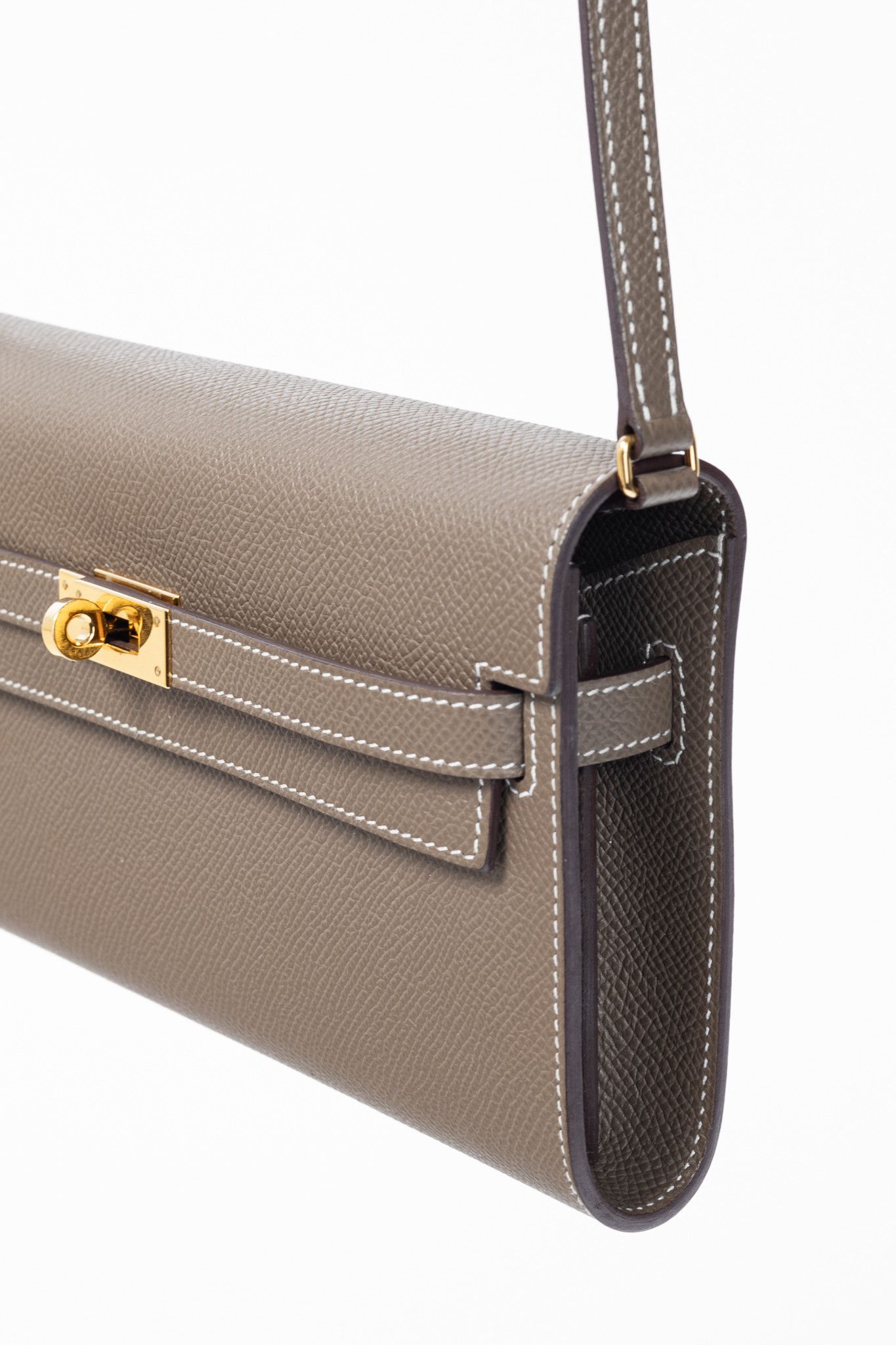 Hermes Hermes Kelly To Go Etoupe Epsom Leather GHW Wallet Size ONE SIZE - 6 Thumbnail