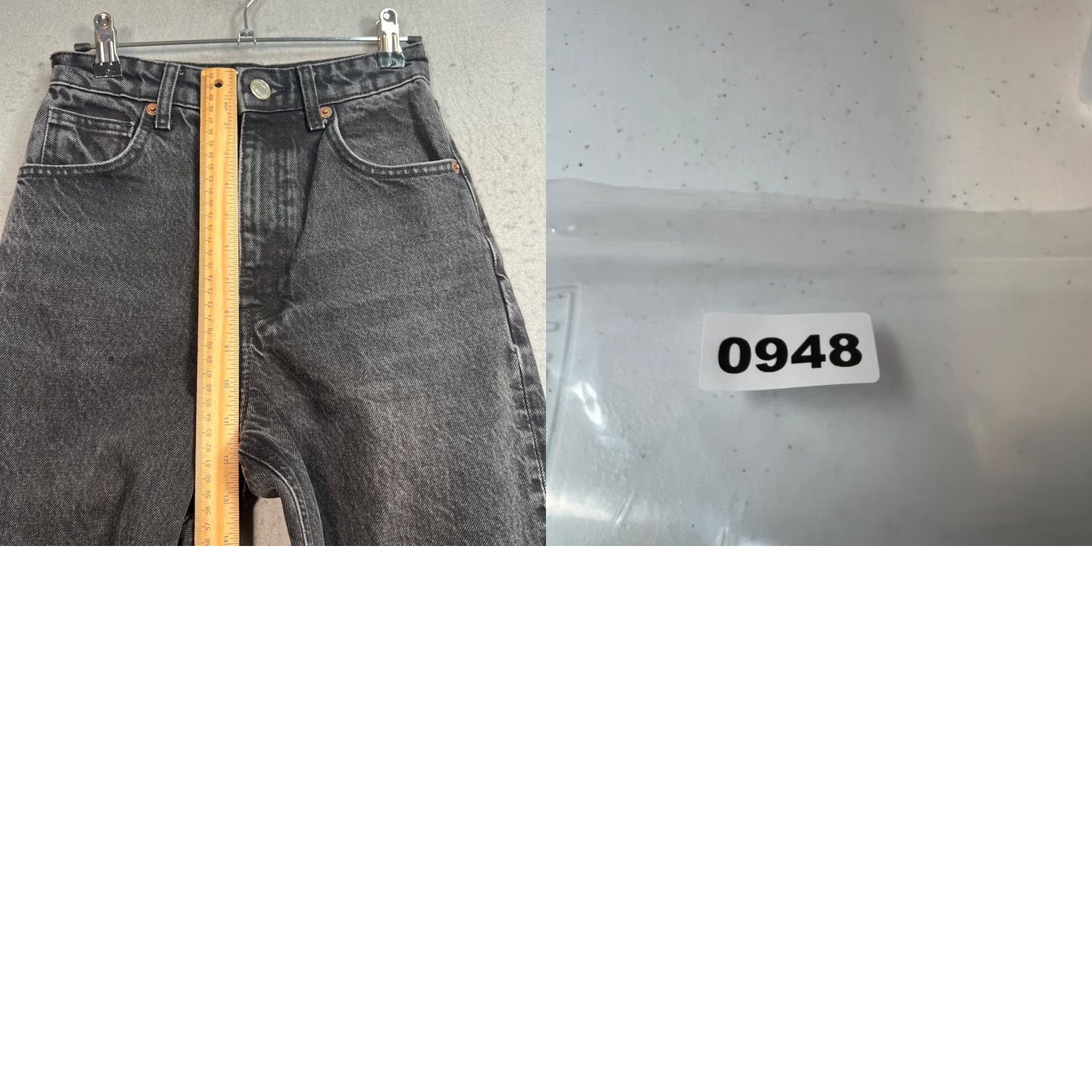 Zara VINTAGE Zara Jeans Women/Adult 2 Black High-Waist Cropped Frayed Hem Straight Leg Denim Denim Jeans 26in Inseam 24in Waist Womens Size 26" / US 2 / IT 38 - 8 Thumbnail