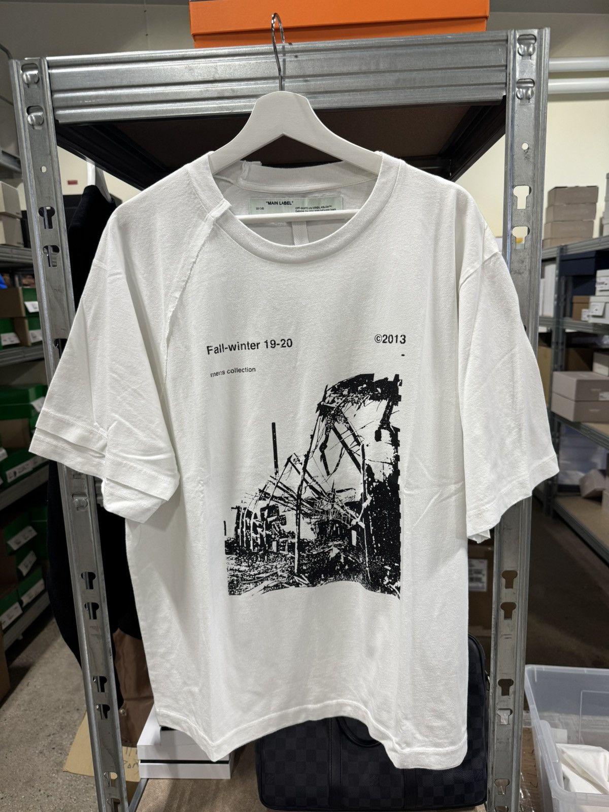 Off-White Off-White Ruined Factory T-Shirt NEW 500$ Size US XS / EU 42 / 0 - 2 Thumbnail