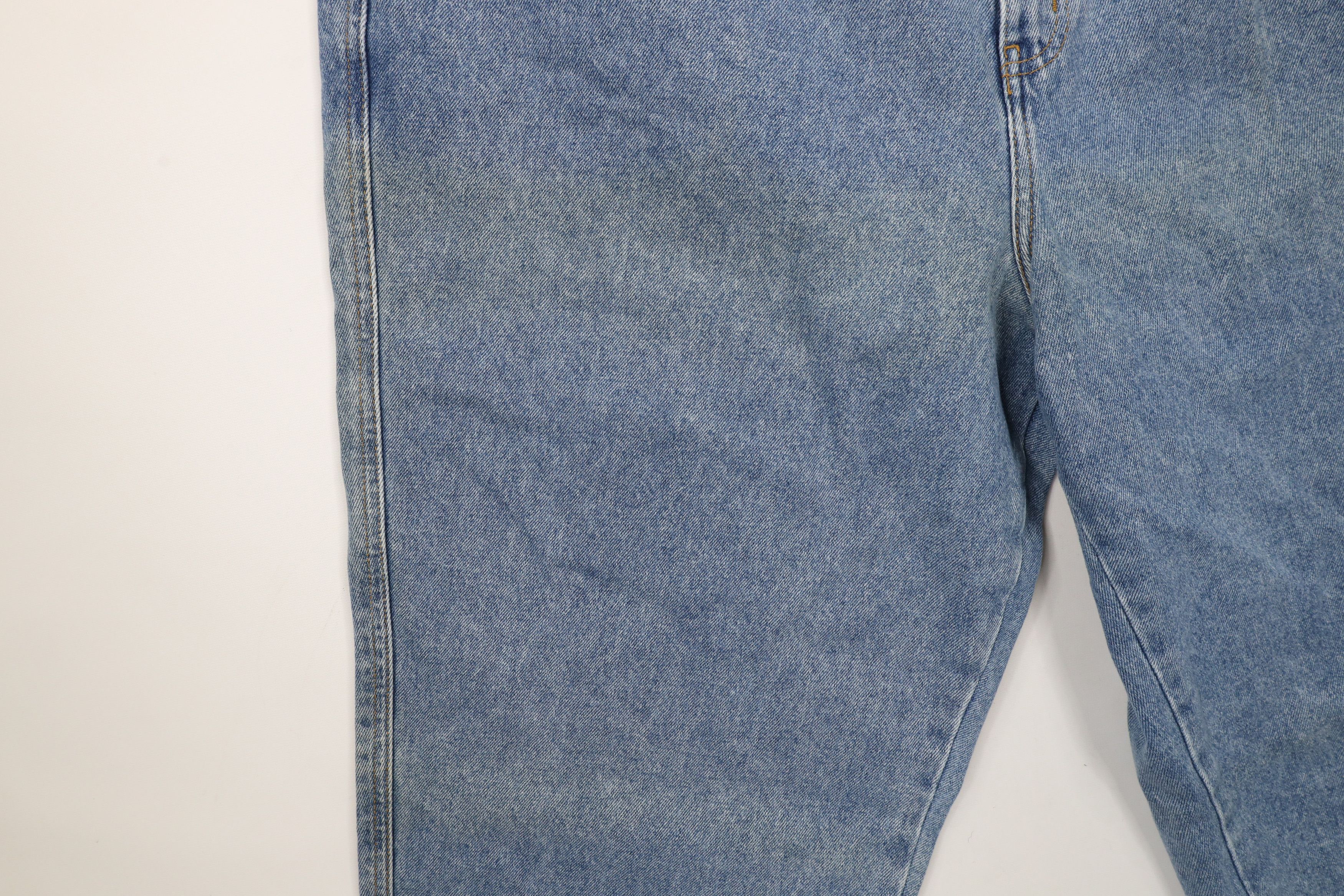 Vintage Deadstock Vintage 90s Streetwear Tapered Leg Denim Jeans Size 24" / US 00 / IT 34 - 7 Thumbnail