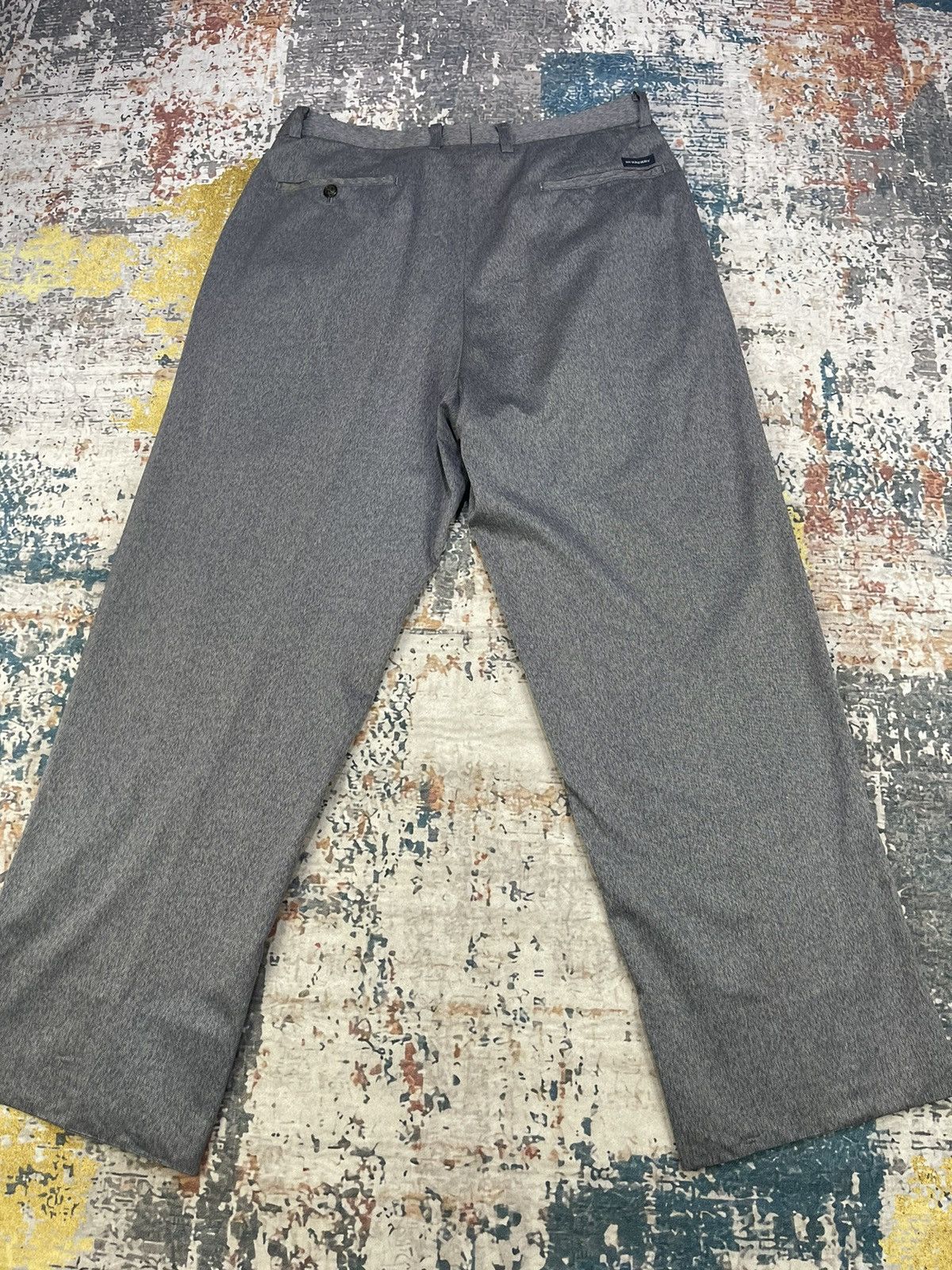 Burberry Burberry London Grey Business Formal Pants Size US 33 - 3 Thumbnail