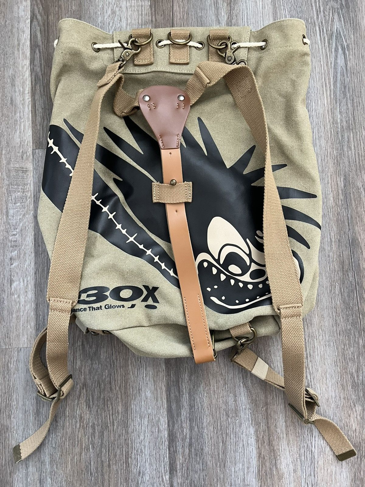 Travis Scott Travis Scott Cactus Jack Canvas Backpack Olive SS21 Size ONE SIZE - 4 Thumbnail