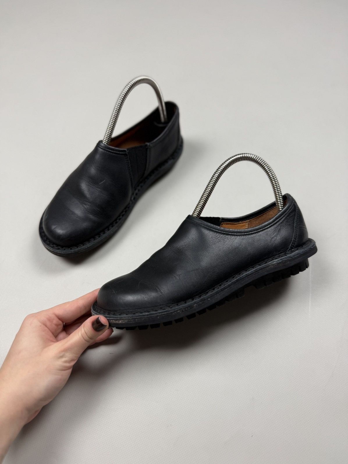 Trippen Trippen Yen Ladies Leather Avant-Garde Low Top Classic Shoes Size US 6 / IT 36 - 11 Thumbnail