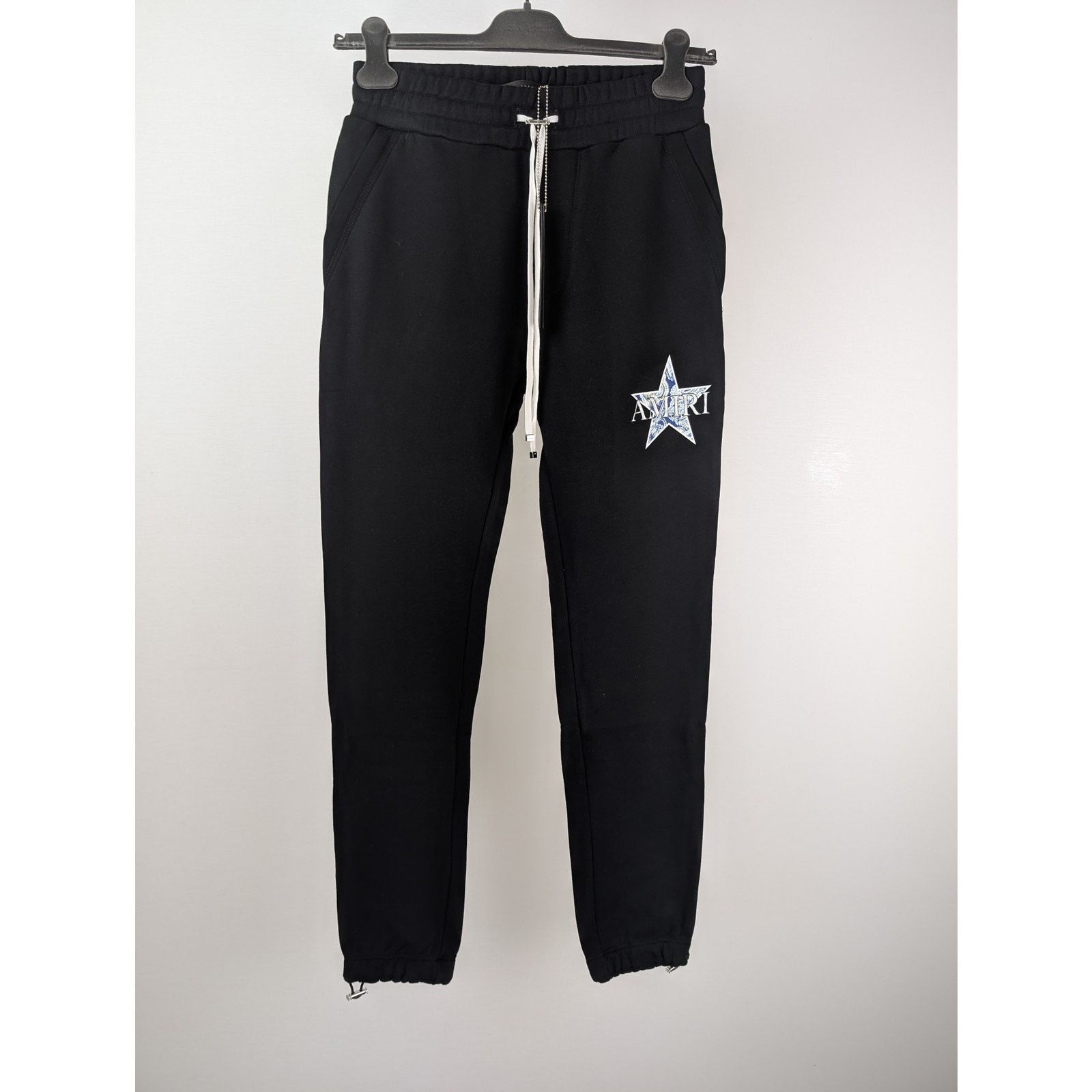 Amiri o1rshd1 Paisley Star Sweatpants in Black Size US 30 / EU 46 - 1 Thumbnail