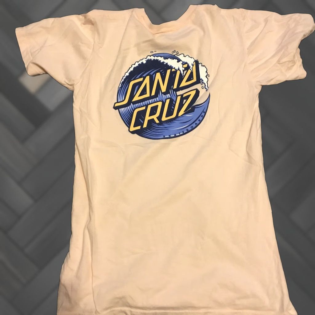 Vintage Santa Cruz T-Shirt Short Sleeve Peach Mens Small Cotton Size US S / EU 44-46 / 1 - 1 Thumbnail