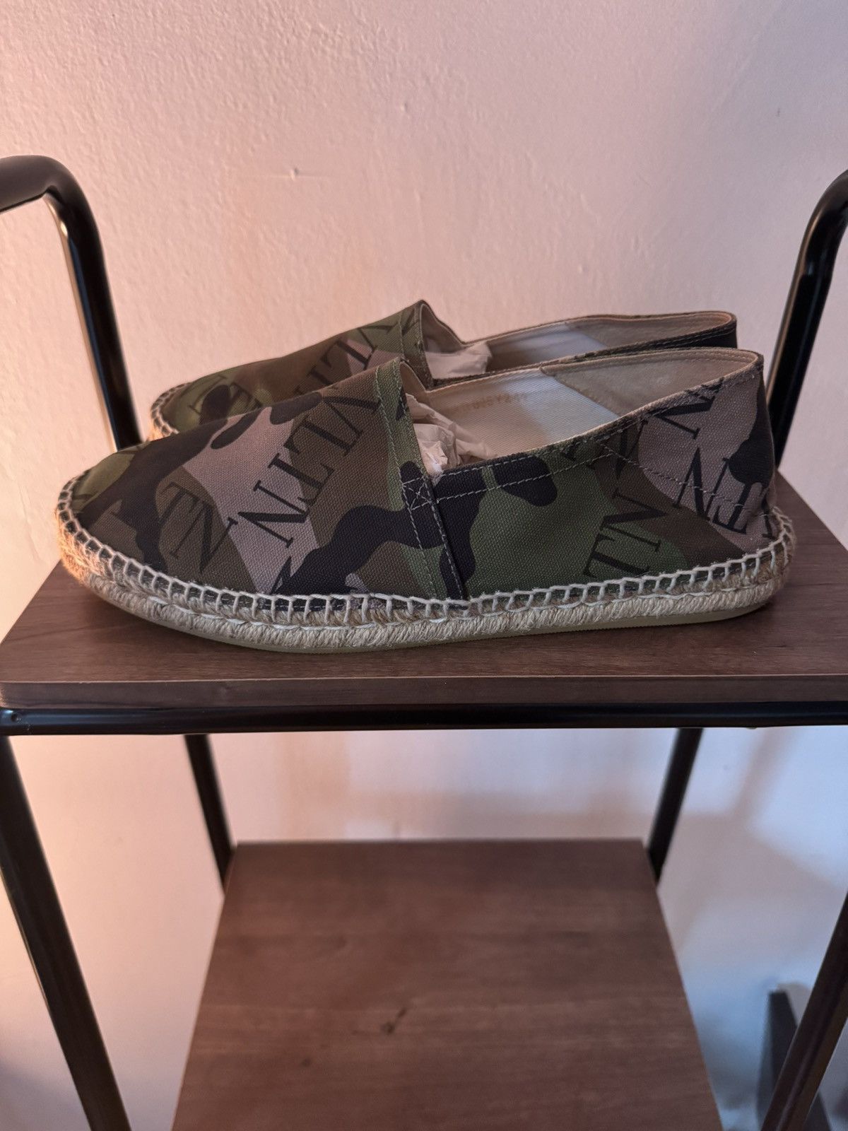 Valentino VLTN Camo Espadrilles Size US 11 / EU 44 - 1 Thumbnail