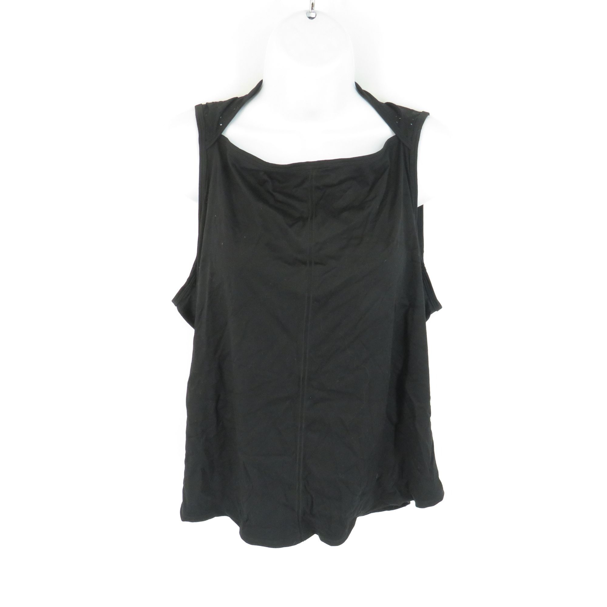 Other Members Mark Ladies Everyday Perforated Tank Large Black NWT Size L / US 10 / IT 46 - 1 Thumbnail