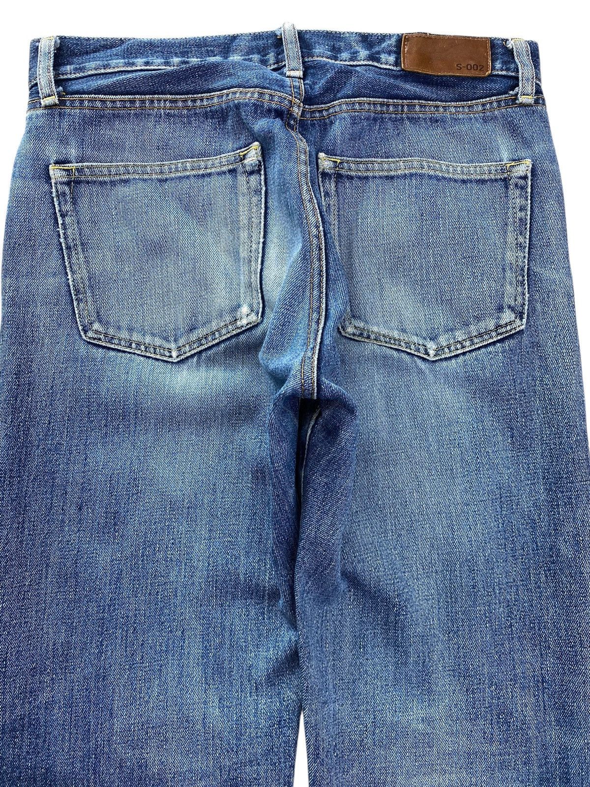 Japanese Brand Original Basic Light Wash Style Straight Leg Jeans Size US 30 / EU 46 - 4 Thumbnail