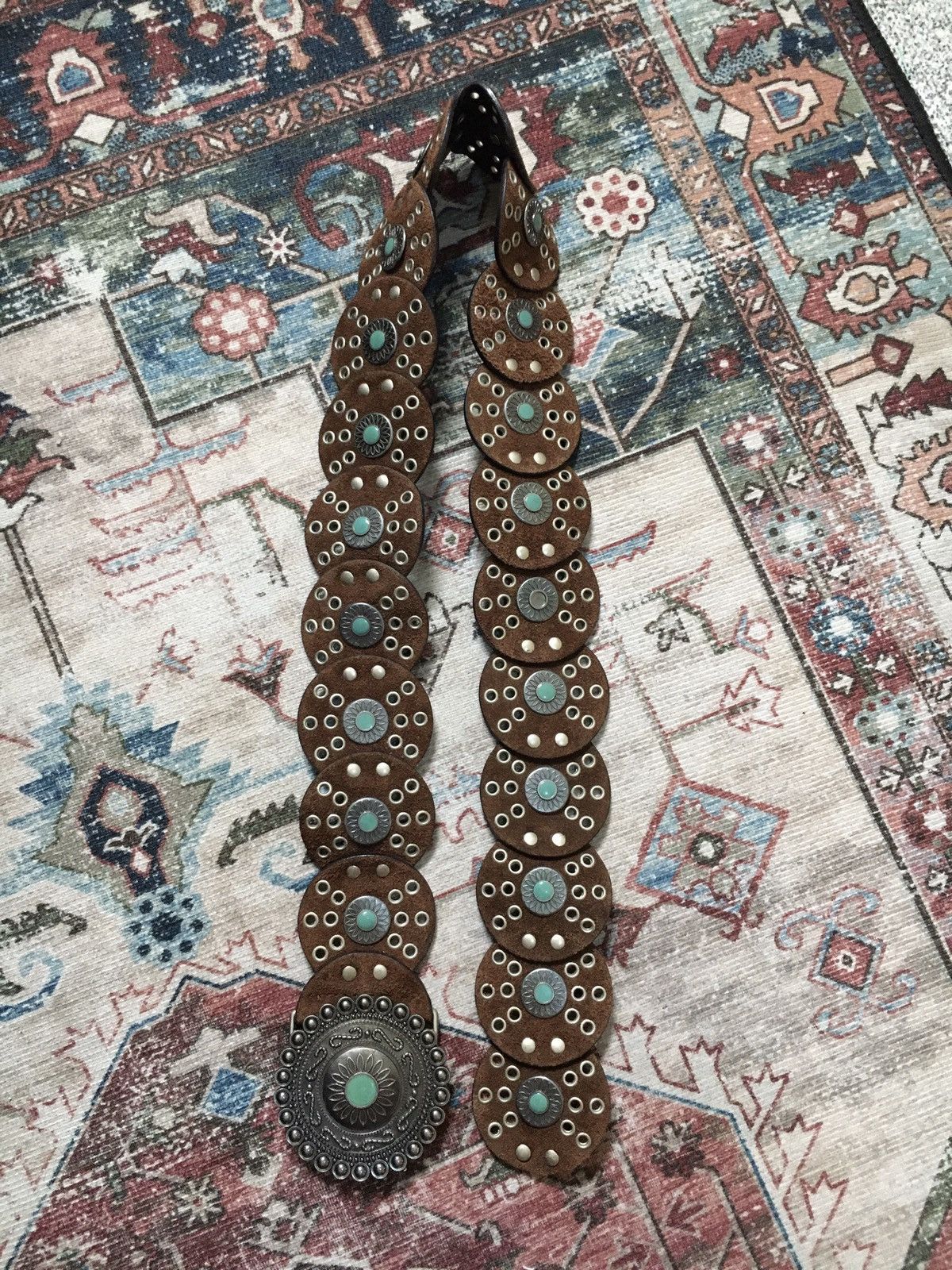 If Six Was Nine Vintage Studded Disc Belt Size ONE SIZE - 2 Thumbnail