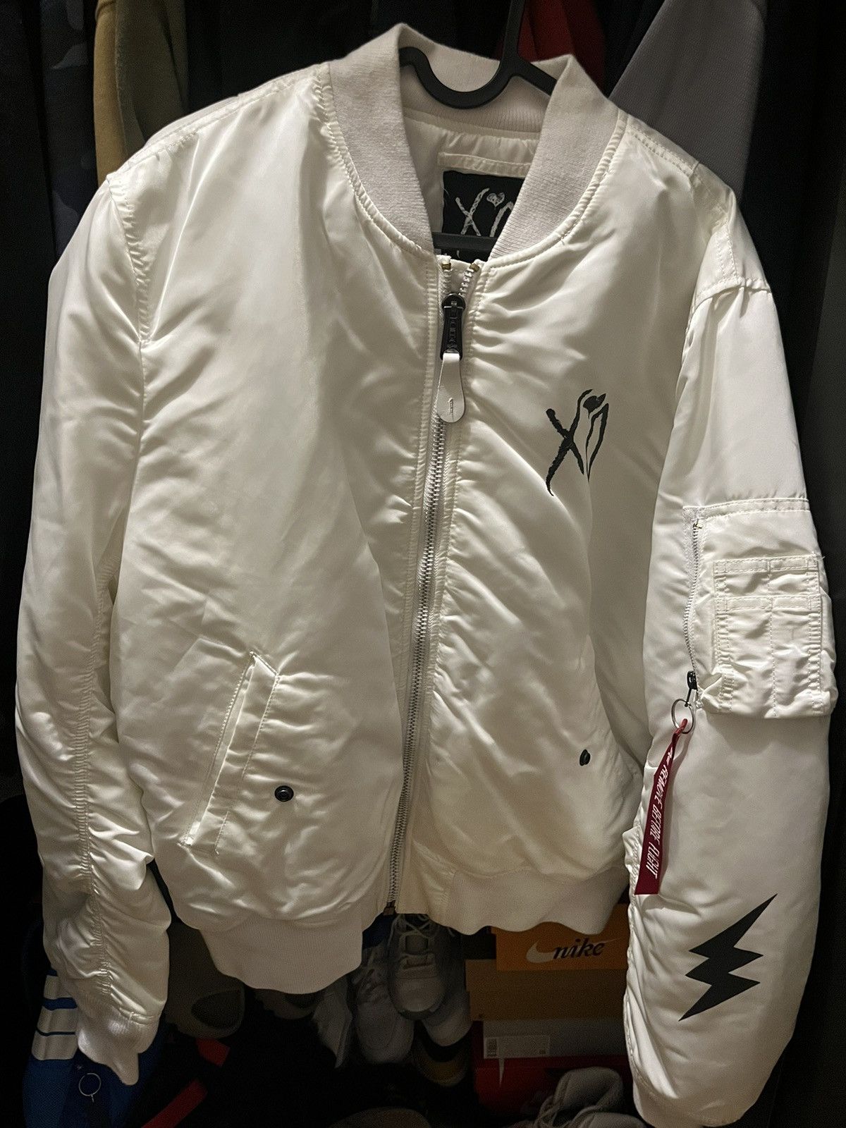 The Weeknd XO x ALPHA INDUSTRIES BOMBER JACKET Grailed