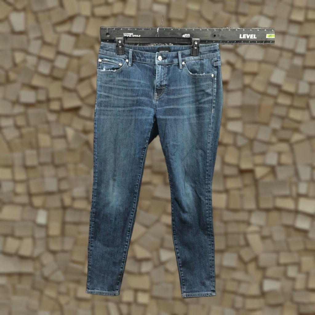 Vintage Eastern Sewn Skinny Jeans Womens Size 30 Medium Wash Blue FLAW Size 30" / US 8 / IT 44 - 1 Thumbnail