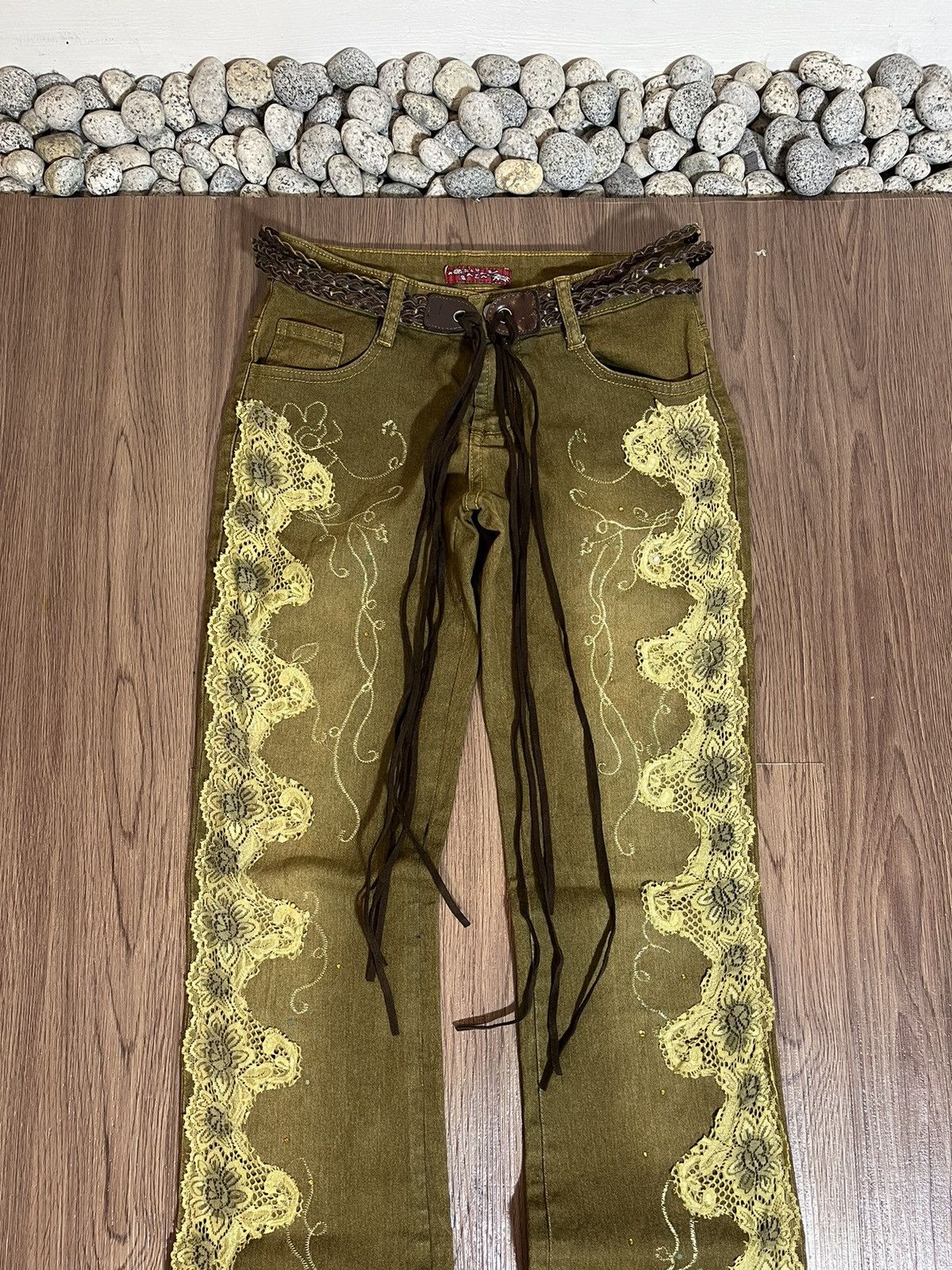 Cowboy Equipment 00’s World bazaar brocade pattern with leather strap Size 26" / US 2 / IT 38 - 3 Thumbnail
