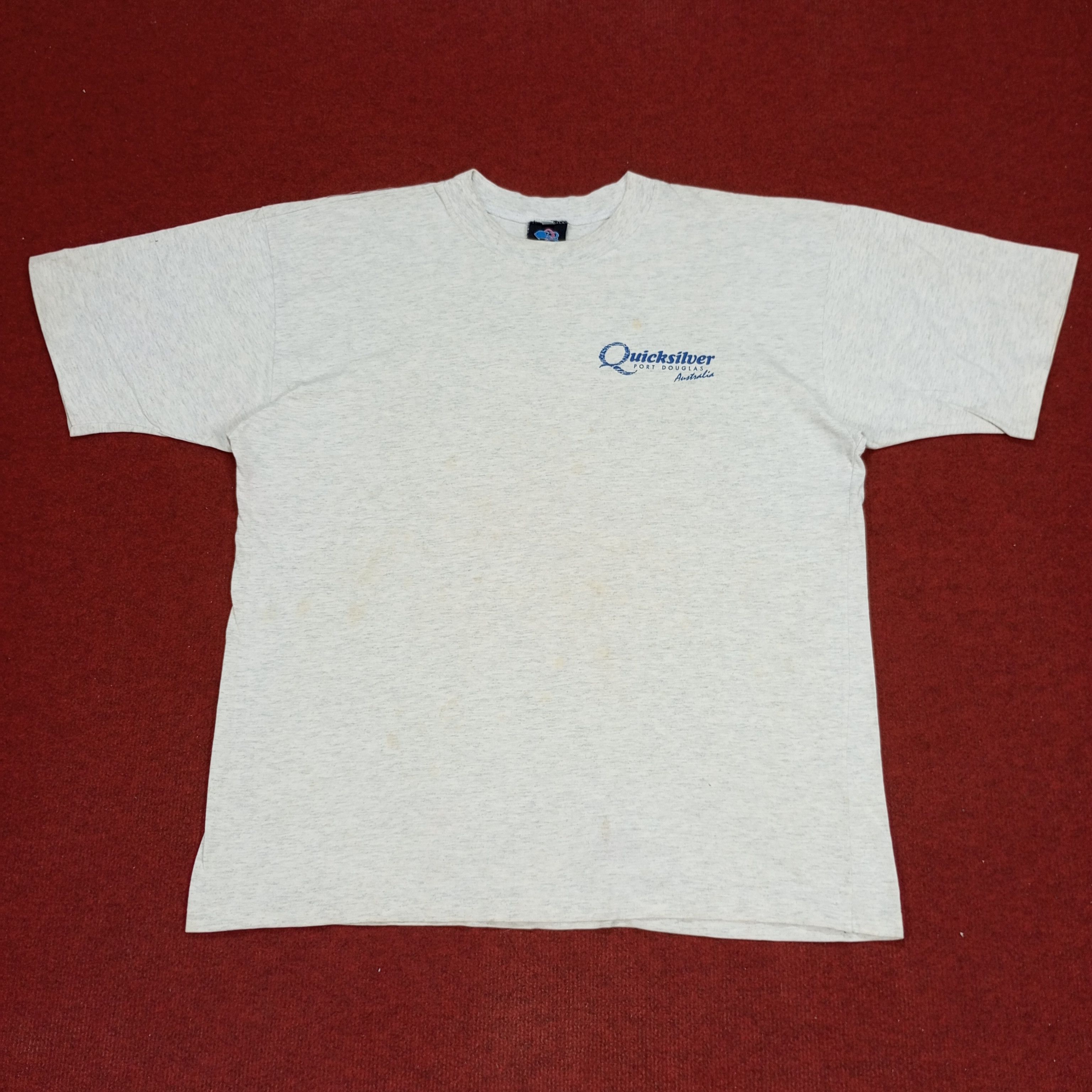 Quicksilver × Vintage Quicksilver Backprint Design Vintage Tshirt Size US XL / EU 56 / 4 - 3 Thumbnail