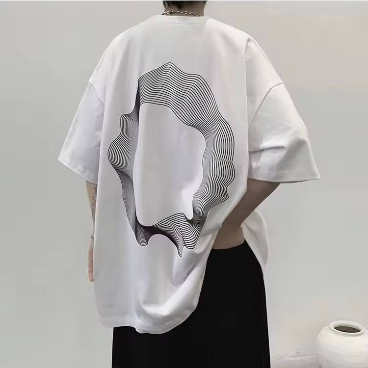Japanese Brand × Vintage cotton t-shirt with a radial print Size US L / EU 52-54 / 3 - 3 Thumbnail
