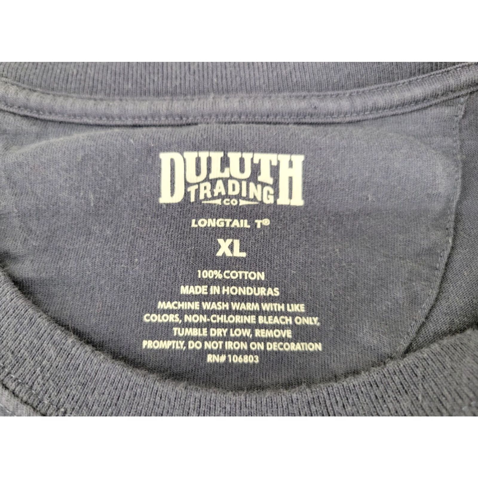 Logo 7 Duluth Logo Mens Blue XL Longtail T Cotton T-shirt Long Sleeve Shirt Size US XL / EU 56 / 4 - 8 Thumbnail