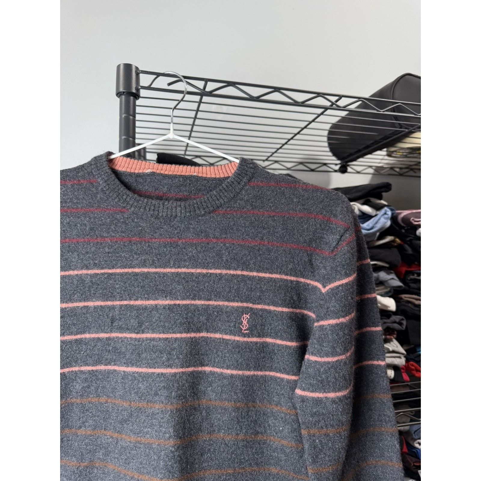Yves Saint Laurent Vintage 1990’s YSL Yves Saint Laurent Wool Sweater Size S / US 4 / IT 40 - 2 Thumbnail