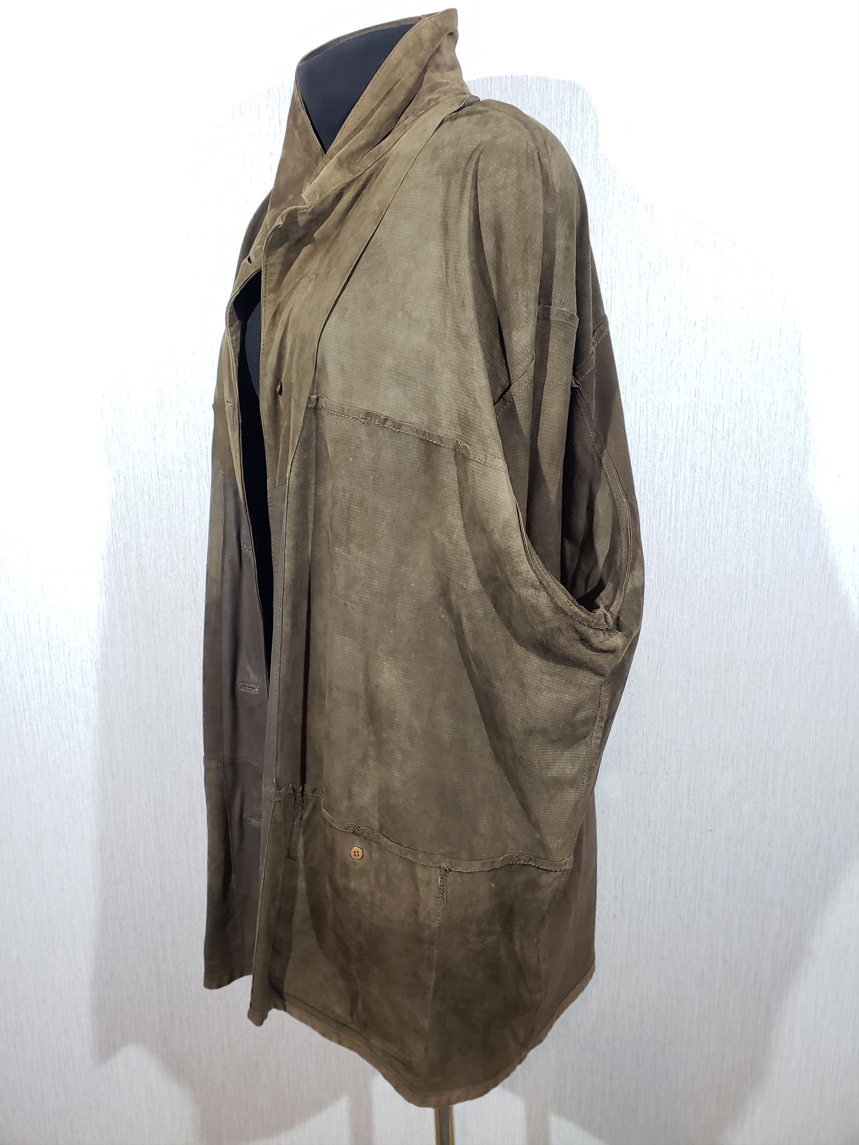 Other Brown suede men's shirt. Size US XXL / EU 58 / 5 - 7 Thumbnail