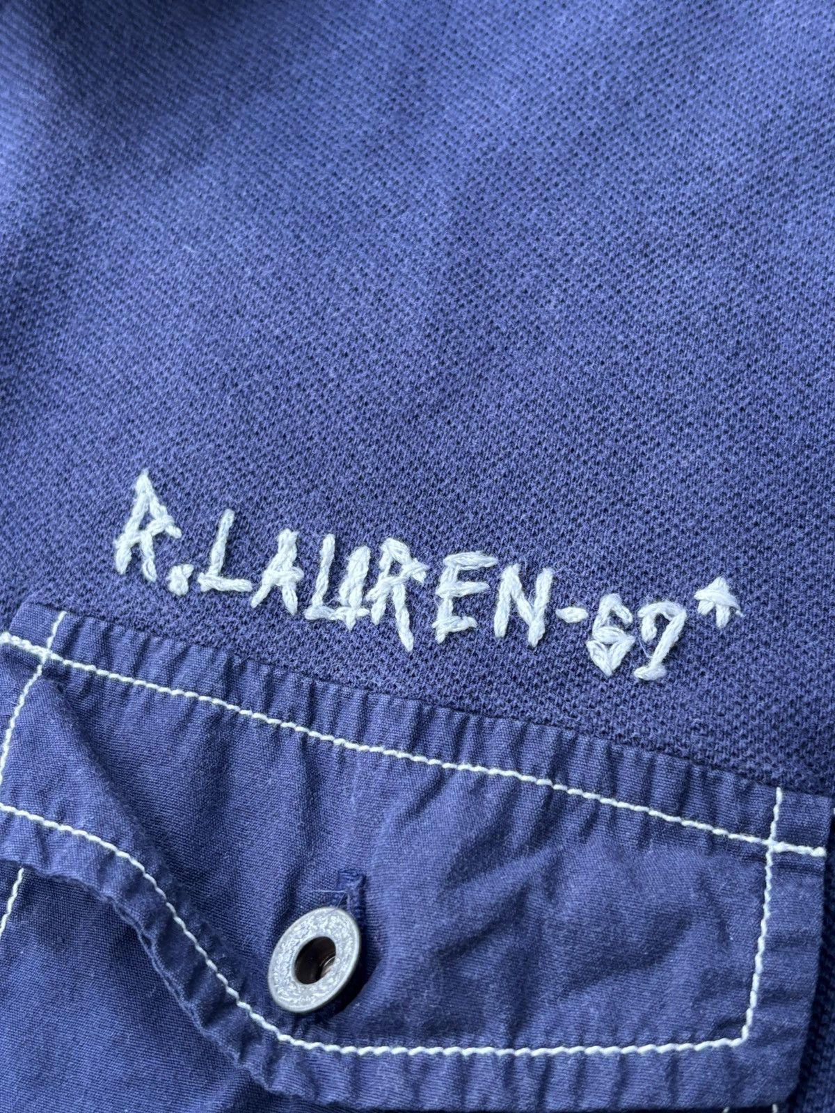 Polo Ralph Lauren Polo Ralph Lauren Blue Polo shirt Breast Pocket Size US L / EU 52-54 / 3 - 3 Thumbnail