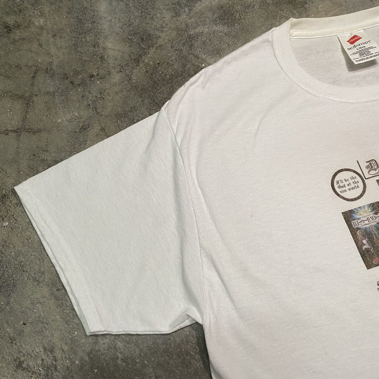 Anime DEATH NOTE YAGAMI LIGHT ANIME T SHIRT BOOTLEG Size US L / EU 52-54 / 3 - 4 Thumbnail