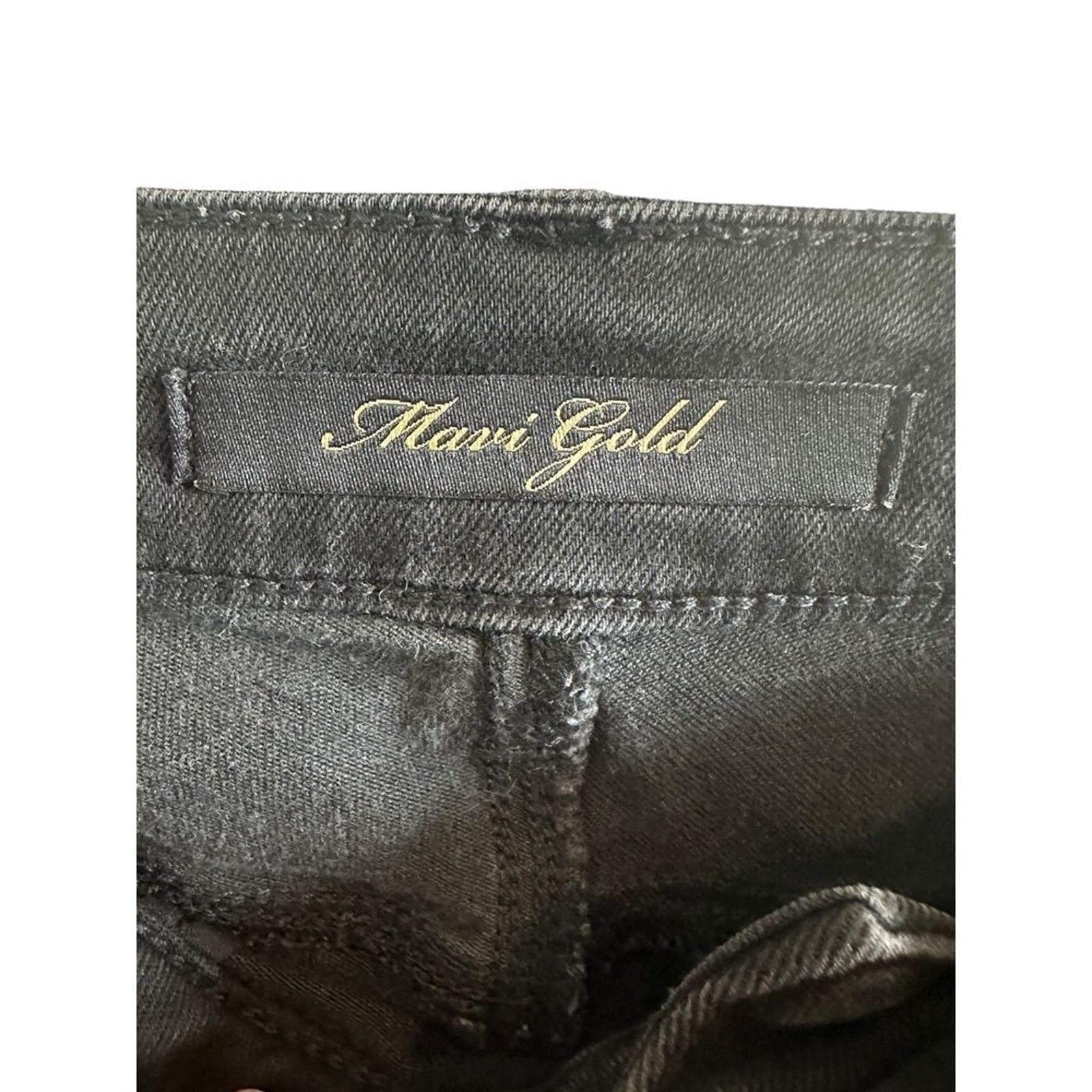 Mavi MAVI Adriana Ankle' Mid-Rise Super Skinny Black Jeans - 28 Size 28" / US 6 / IT 42 - 11 Thumbnail