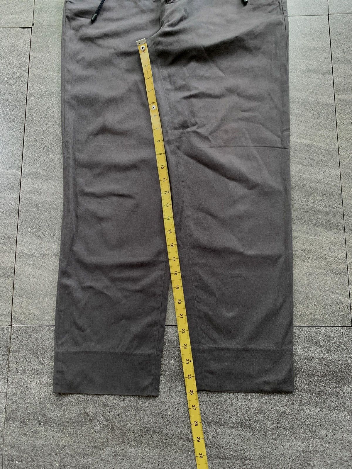 Maison Margiela Slim Trousers with Drawstrings Size US 29 - 13 Thumbnail