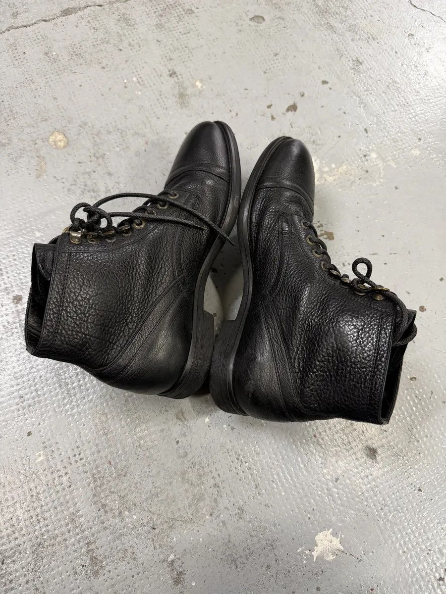Dolce & Gabbana 2000s Dolce & Gabbana Black Leather Combat Boots Size US 8 / EU 41 - 7 Thumbnail