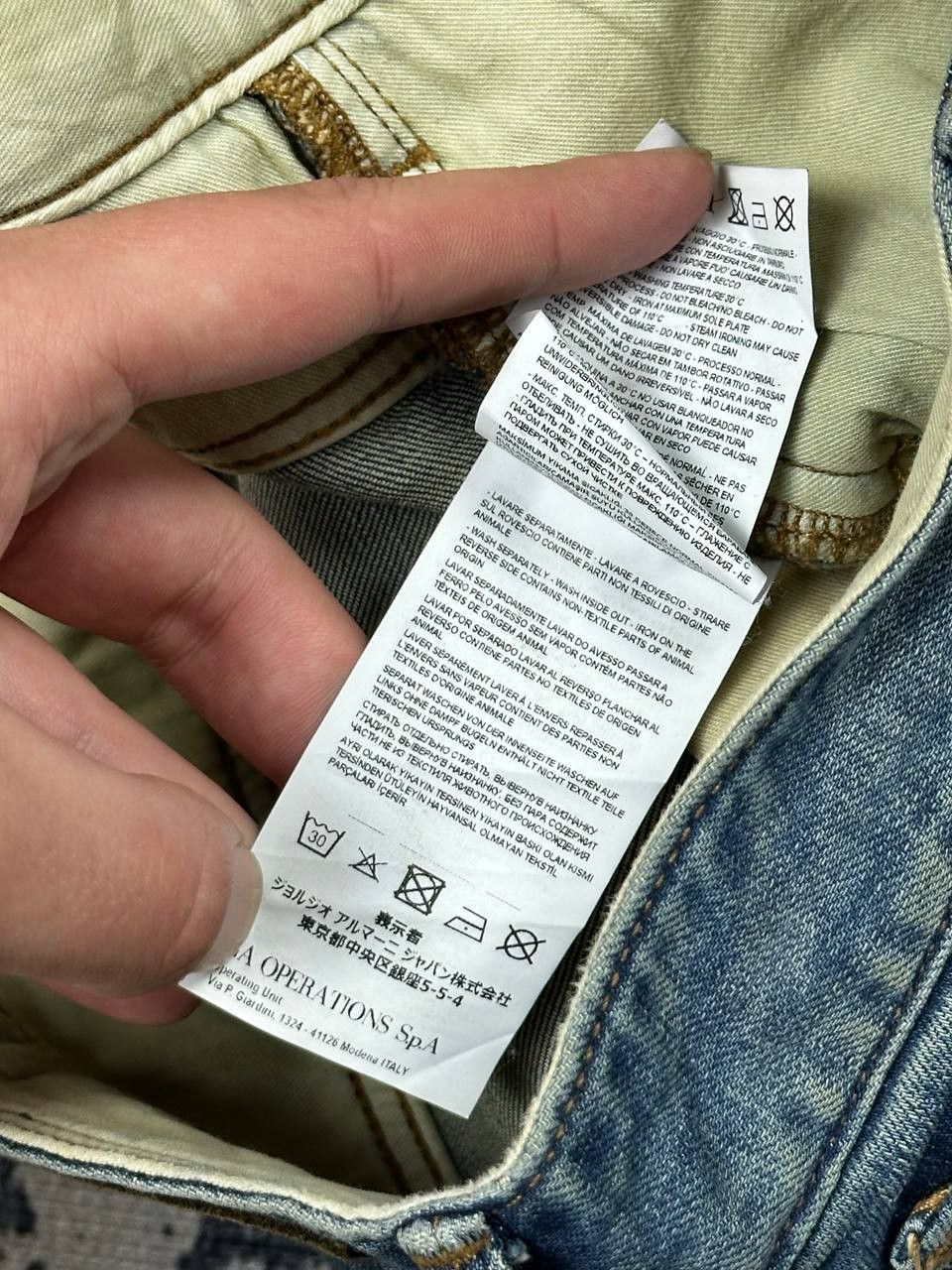 Giorgio Armani Vintage Armani Jeans Distressed Denim Pants Size US 34 / EU 50 - 10 Thumbnail