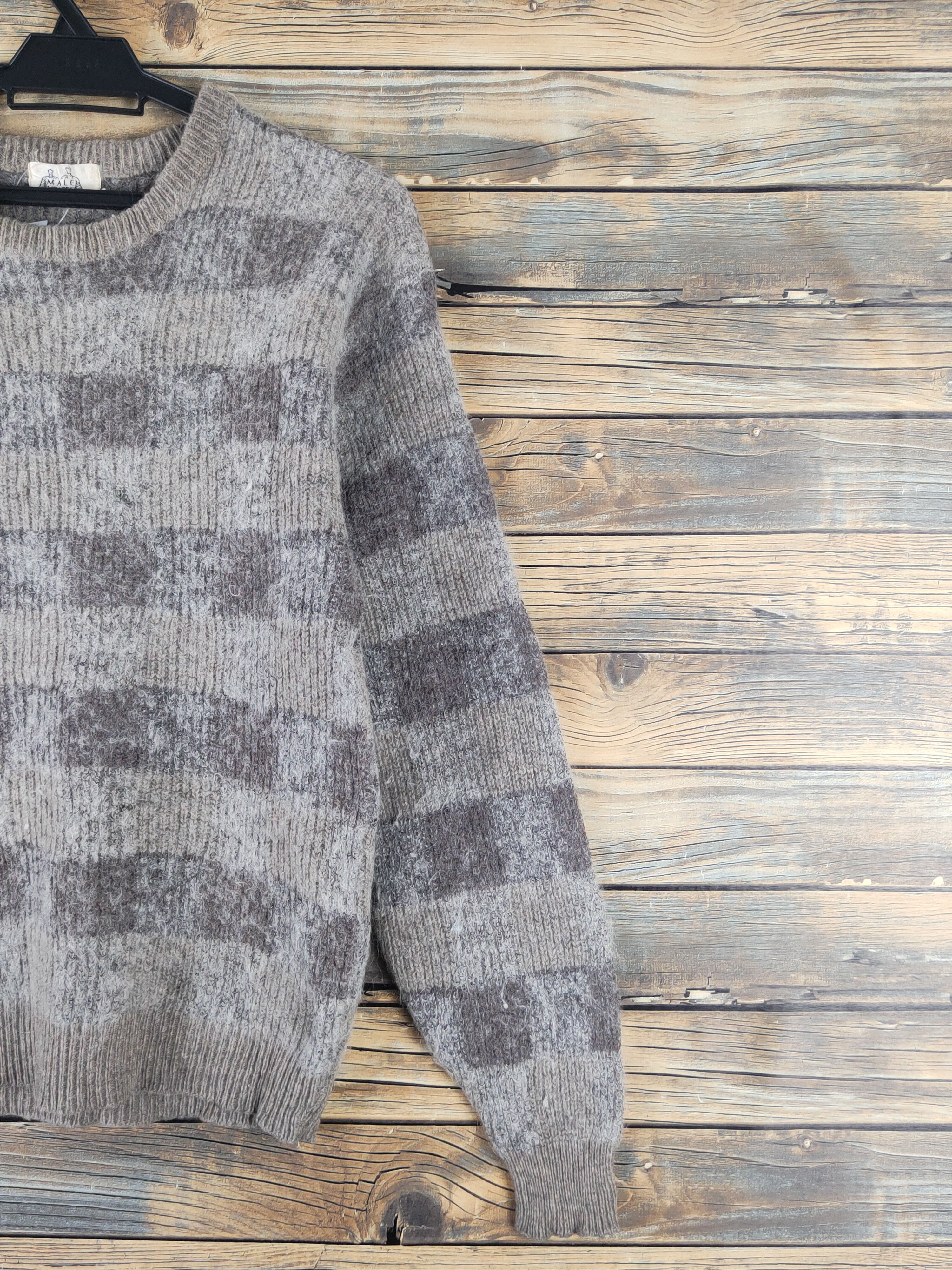 Vintage Male Voices vintage Brown Wool Knitwear Sweatshirts #W1775 Size US S / EU 44-46 / 1 - 5 Thumbnail