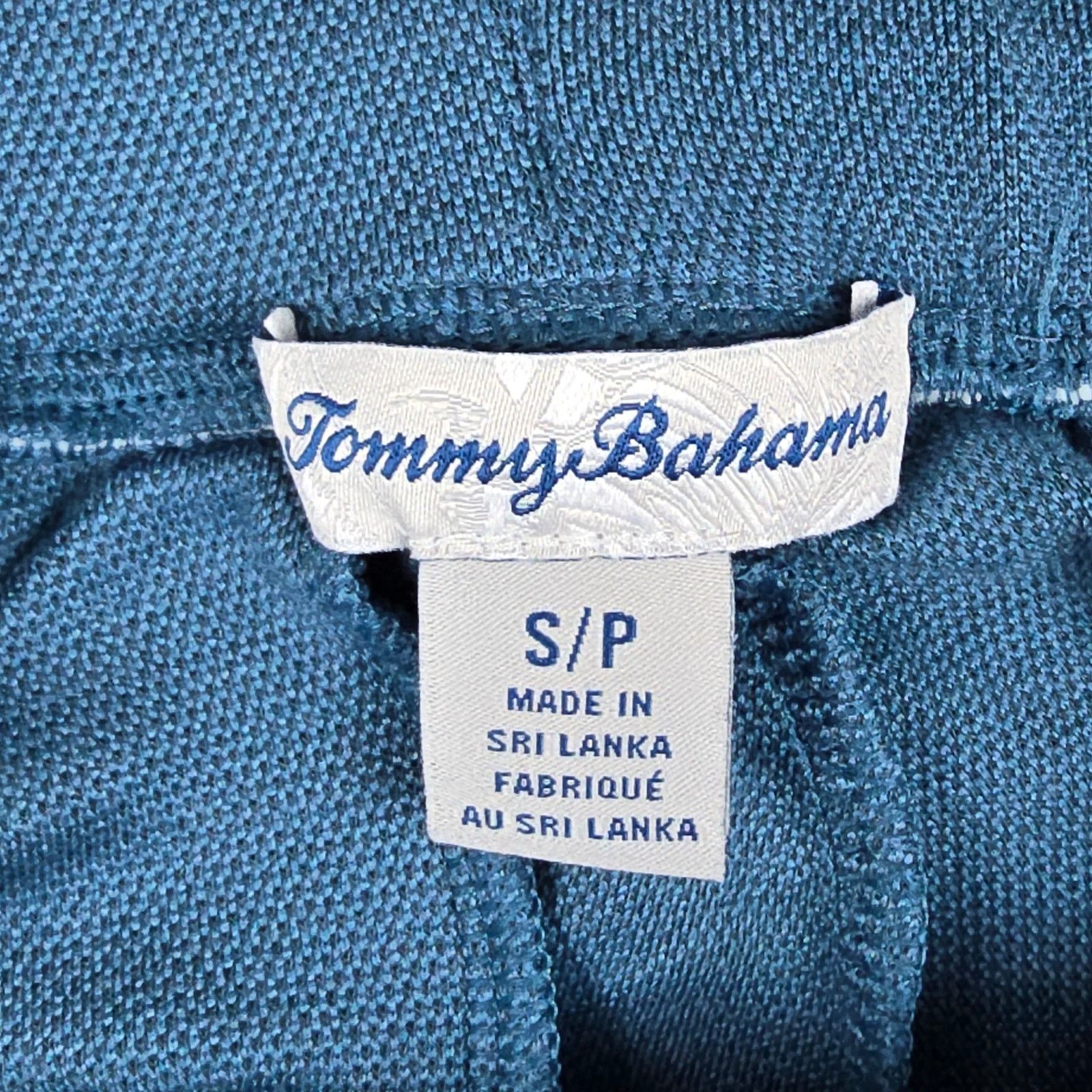 Tommy Bahama Tommy Bahama Small Blue Ultrasoft Drawstring Joggers Pockets Size US 29 - 8 Thumbnail