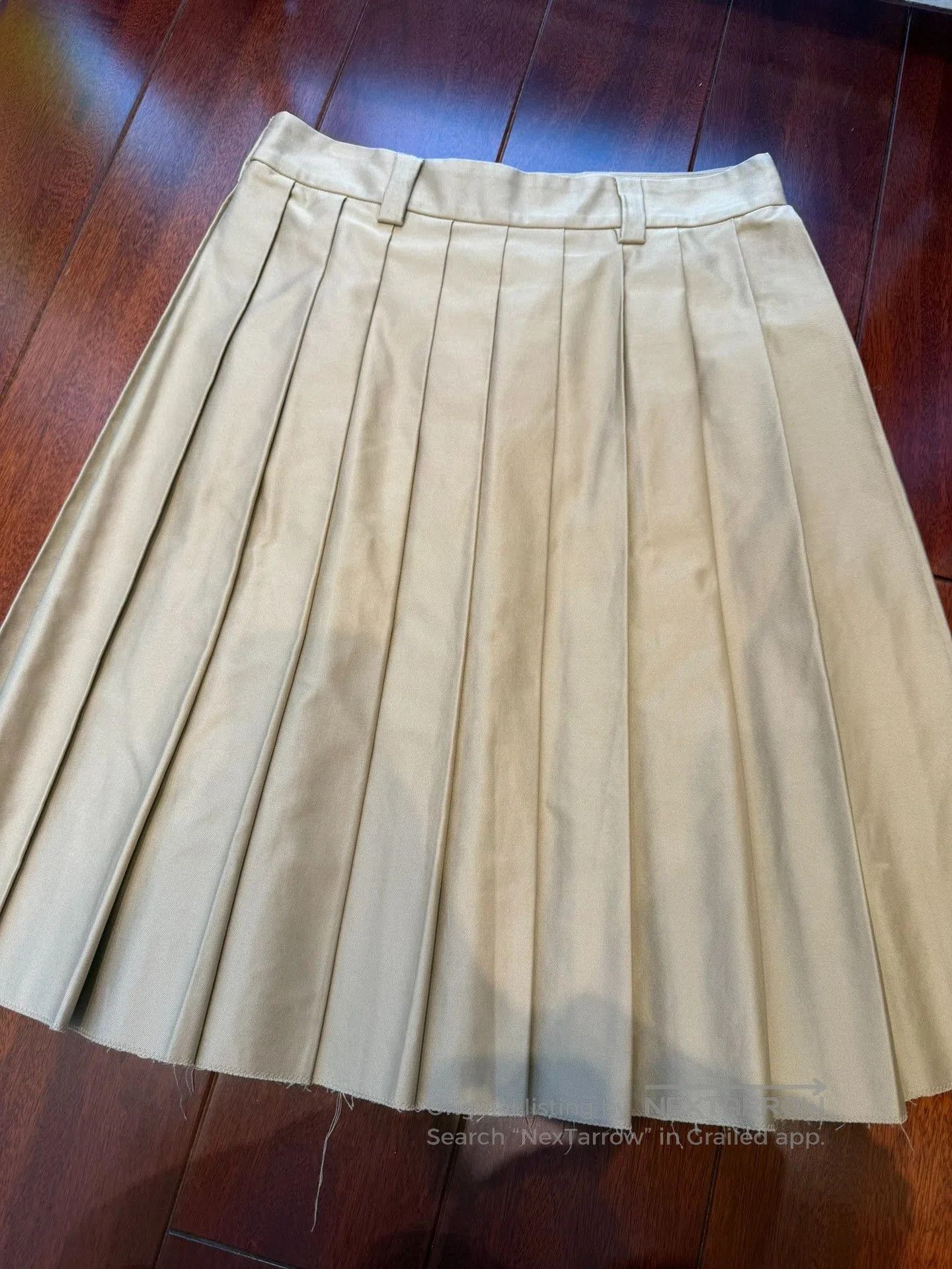 Miu Miu Miumiu Pleated Skirt Size 38. Size 37" - 2 Thumbnail