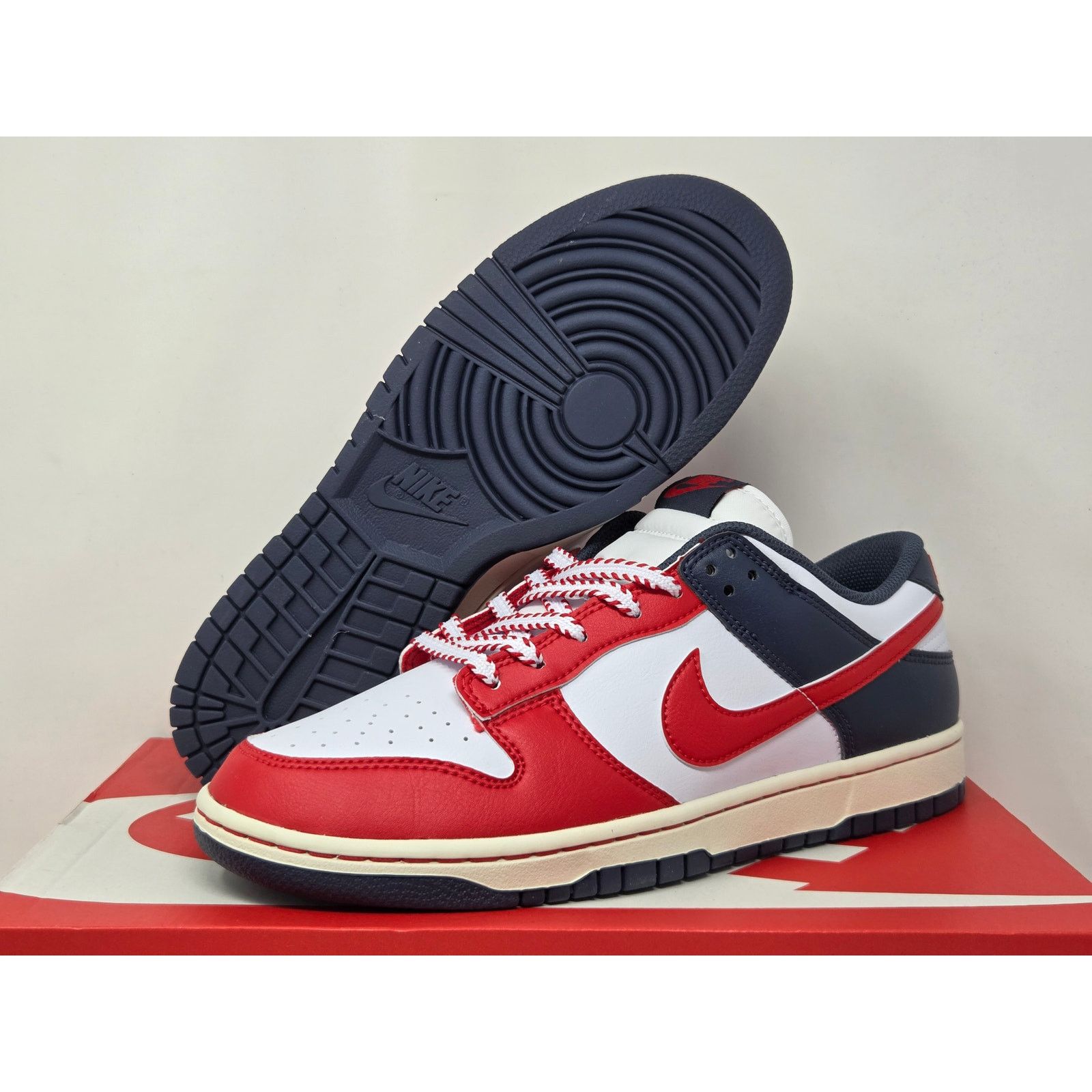 Nike DS Nike Dunk Low NA72 BOSTON RED ROX IM2222-100 Size US 9.5 / EU 42-43 - 1 Thumbnail