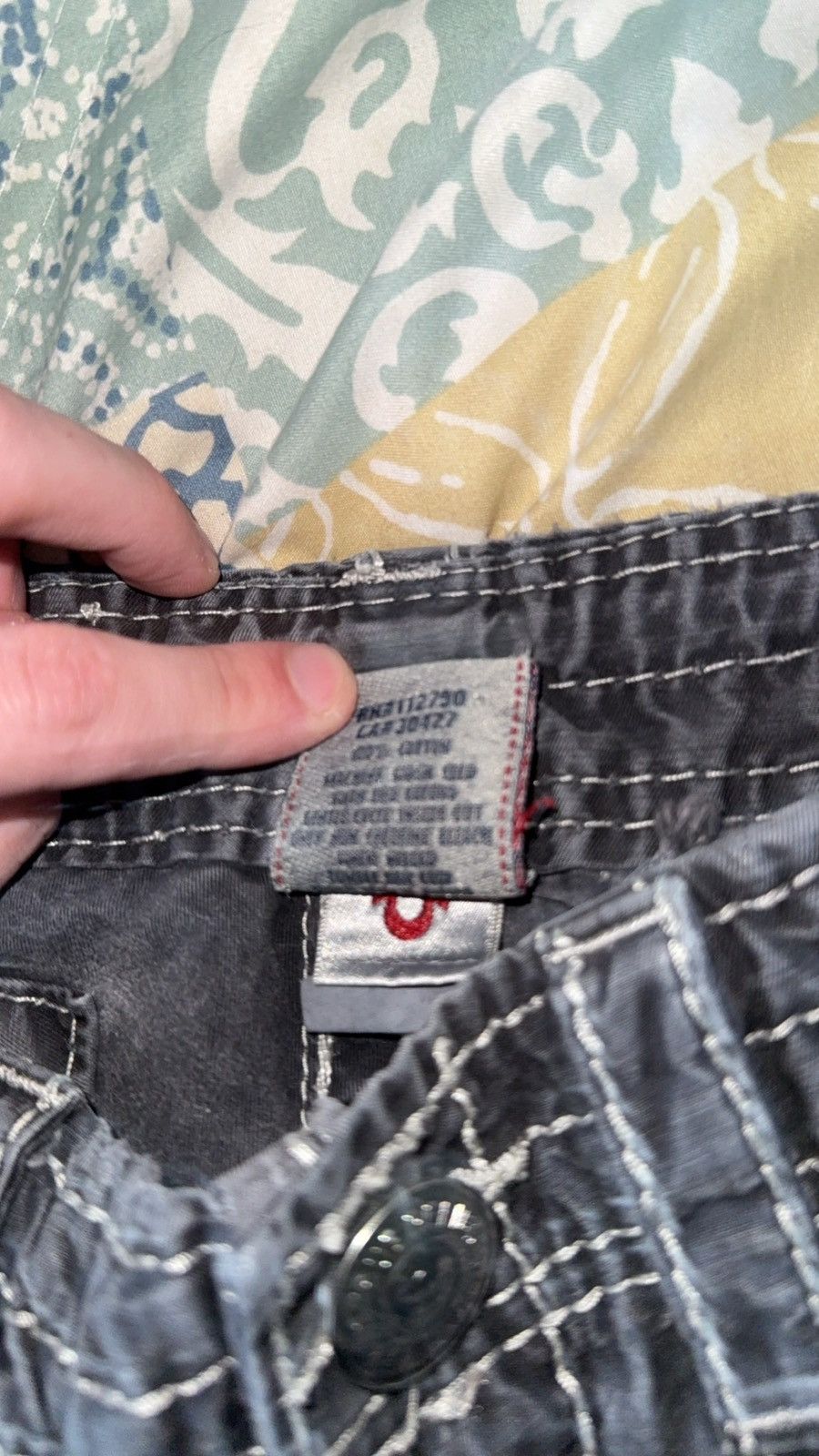 True Religion Super T Cargo Pants Size US 33 - 4 Thumbnail