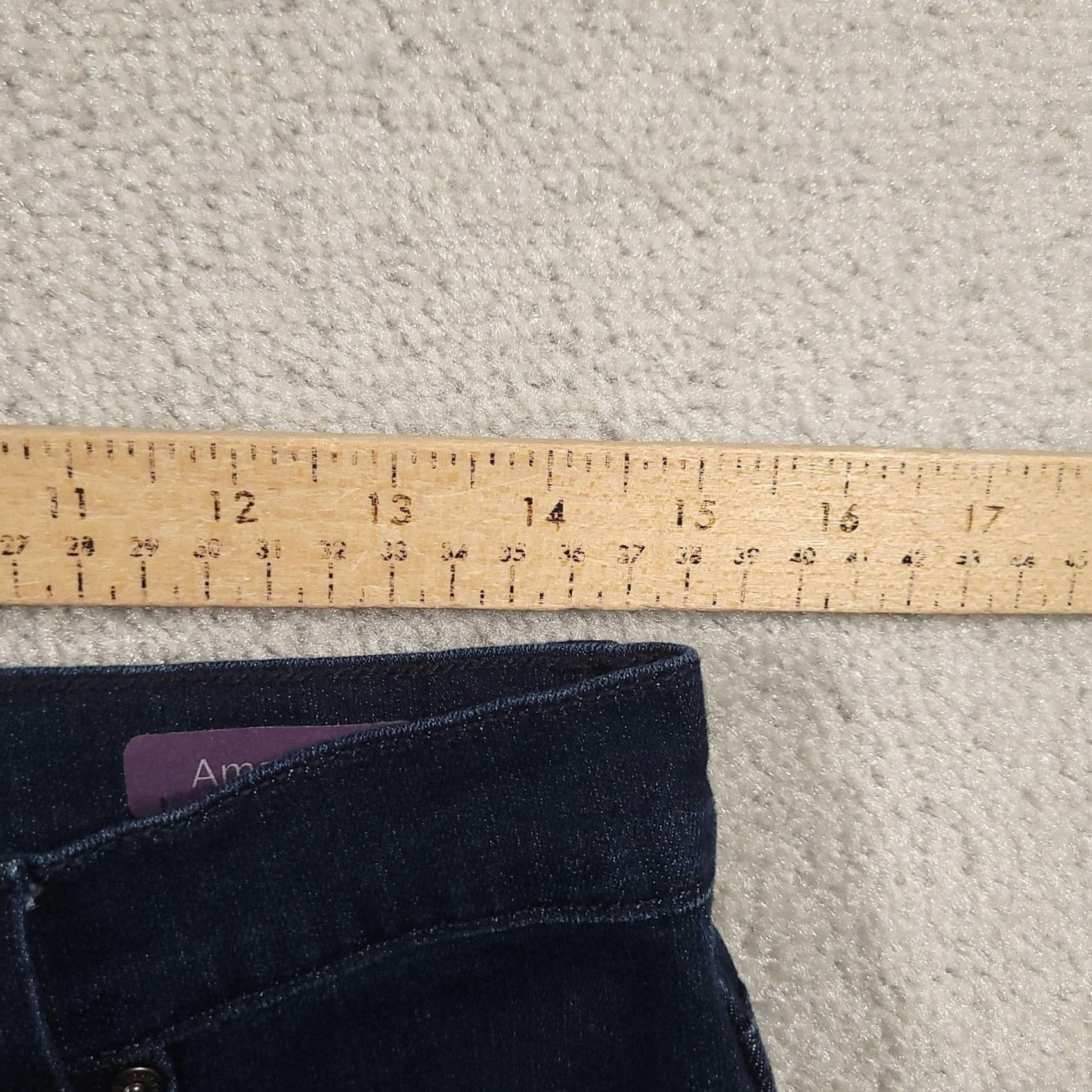 Gloria Vanderbilt Gloria Vanderbilt Jeans Womens 10P Petite Dark Wash Amanda Straight Leg Denim Size 32" / US 10 / IT 46 - 7 Thumbnail