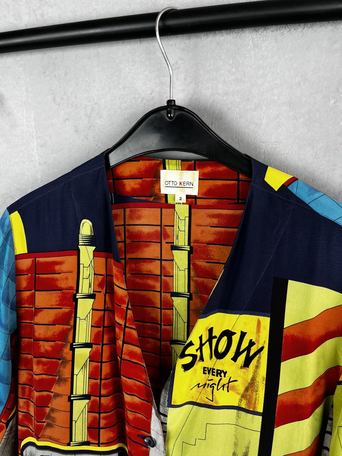 Vintage COPY - Vintage RARE Otto Kern Silk City Shirt Unisex Size Size US M / EU 48-50 / 2 - 2 Thumbnail