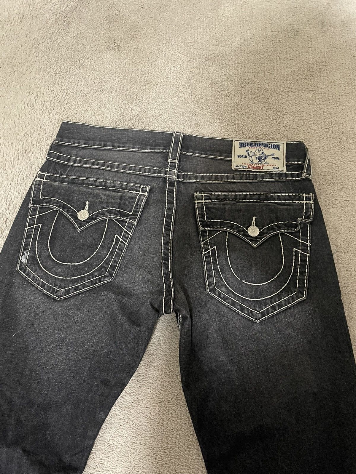 True Religion Grey True Religions with White stitching Size US 34 / EU 50 - 4 Thumbnail