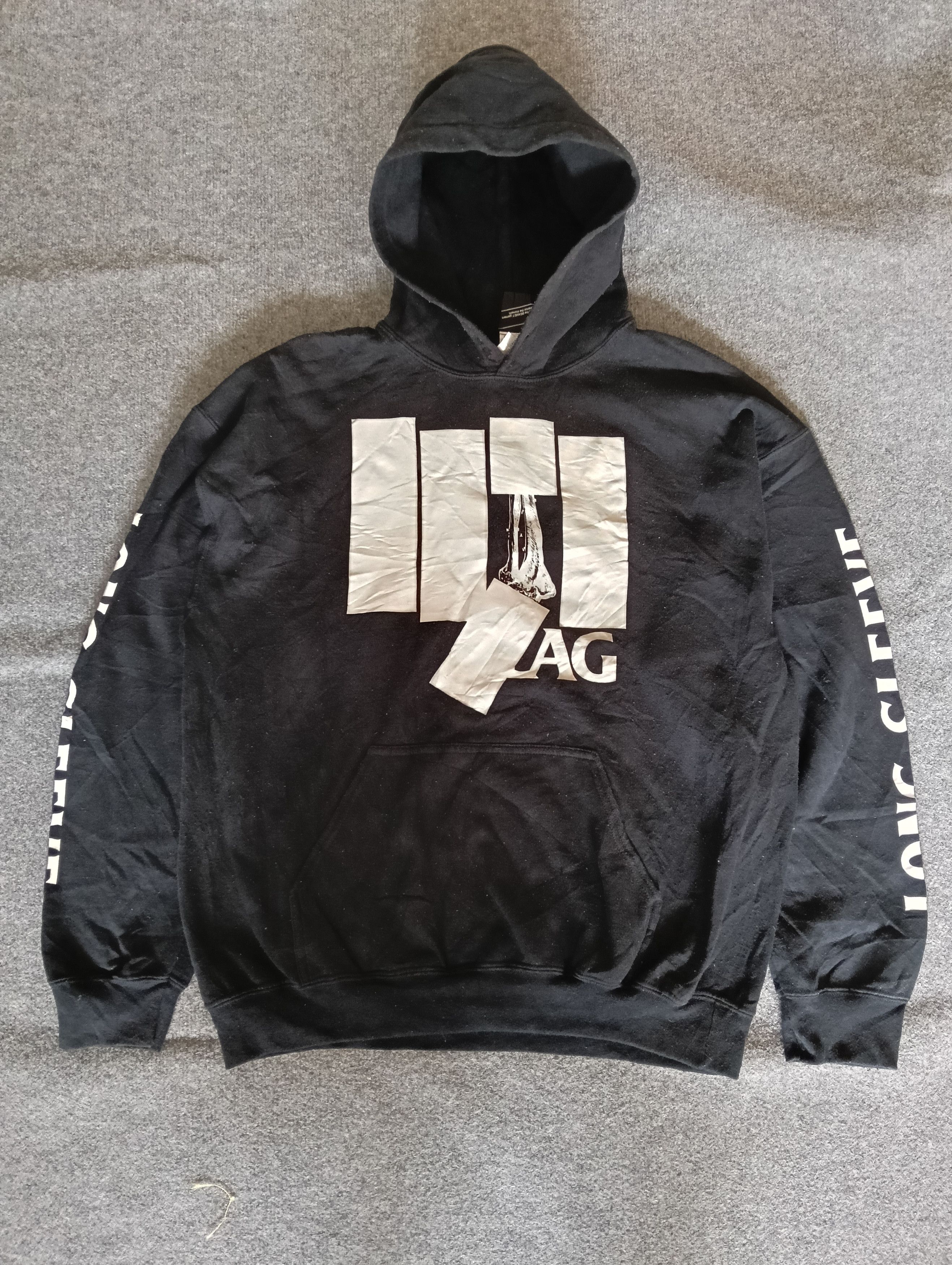 Beams Japan BEAMS Black Pullover Hoodie “Long sleeve” Graphic Print Size US L / EU 52-54 / 3 - 1 Thumbnail