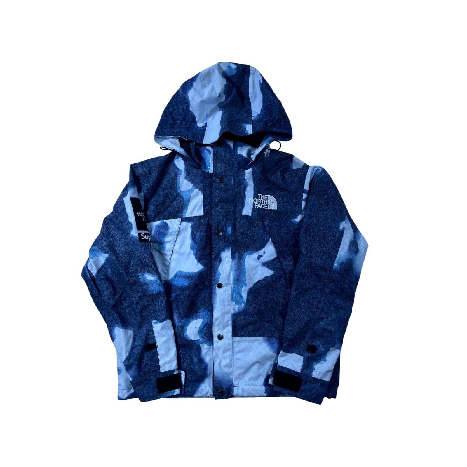 Supreme The North Face Bandana Mountain Jacket Blue FW14 | Grailed