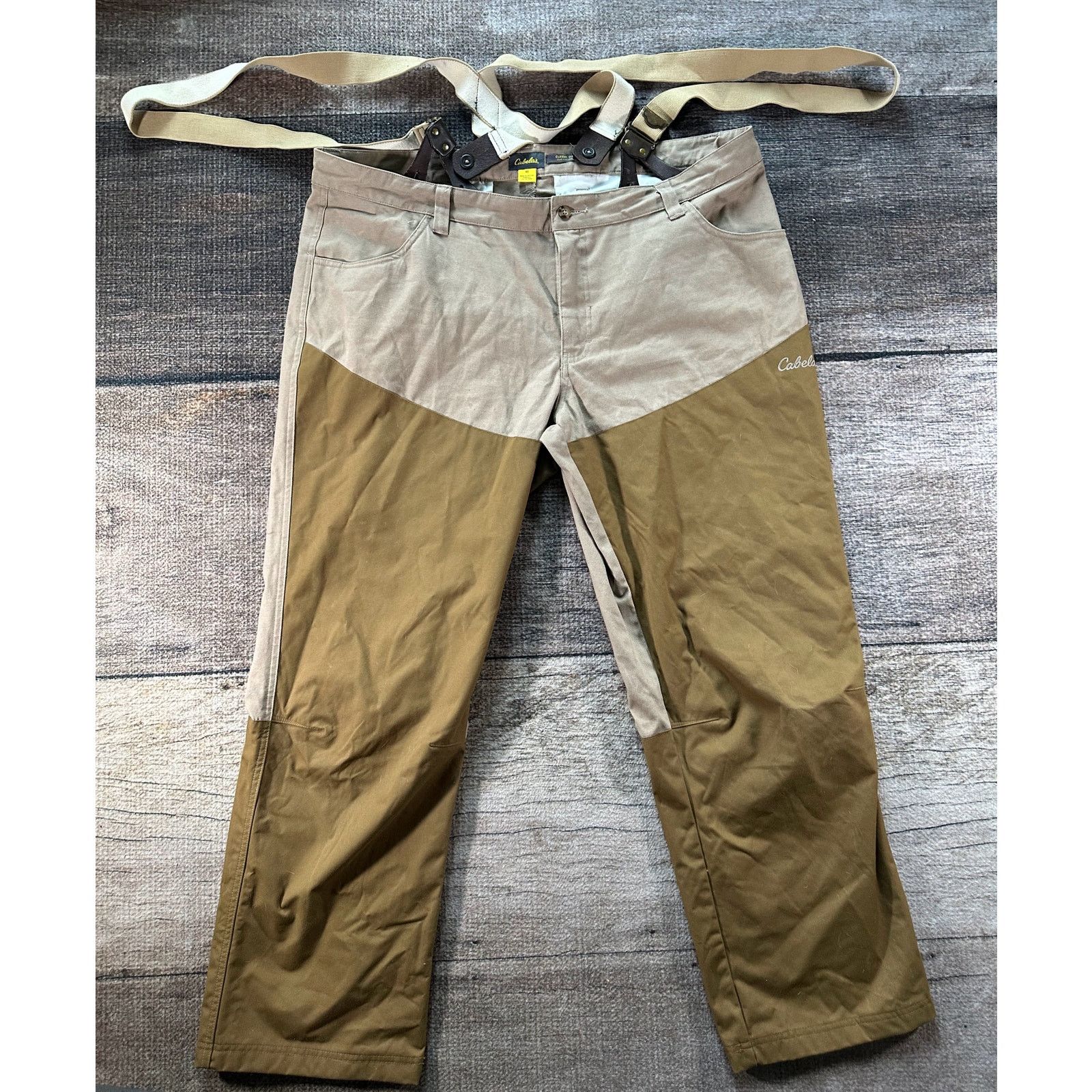Cabelas Cabela's Mens Hunting Overalls Pants 42x29 Brown Canvas Size US 42 / EU 58 - 1 Thumbnail