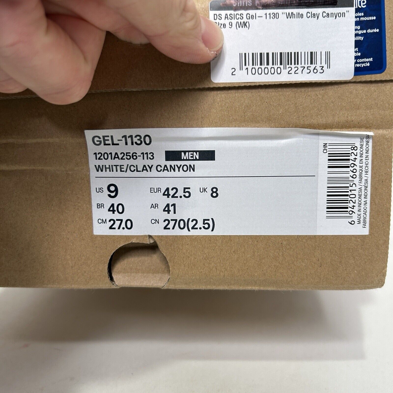 Asics ASICS Gel-1130 “White Clay Canyon” 2024 Size US 9 / EU 42 - 5 Thumbnail