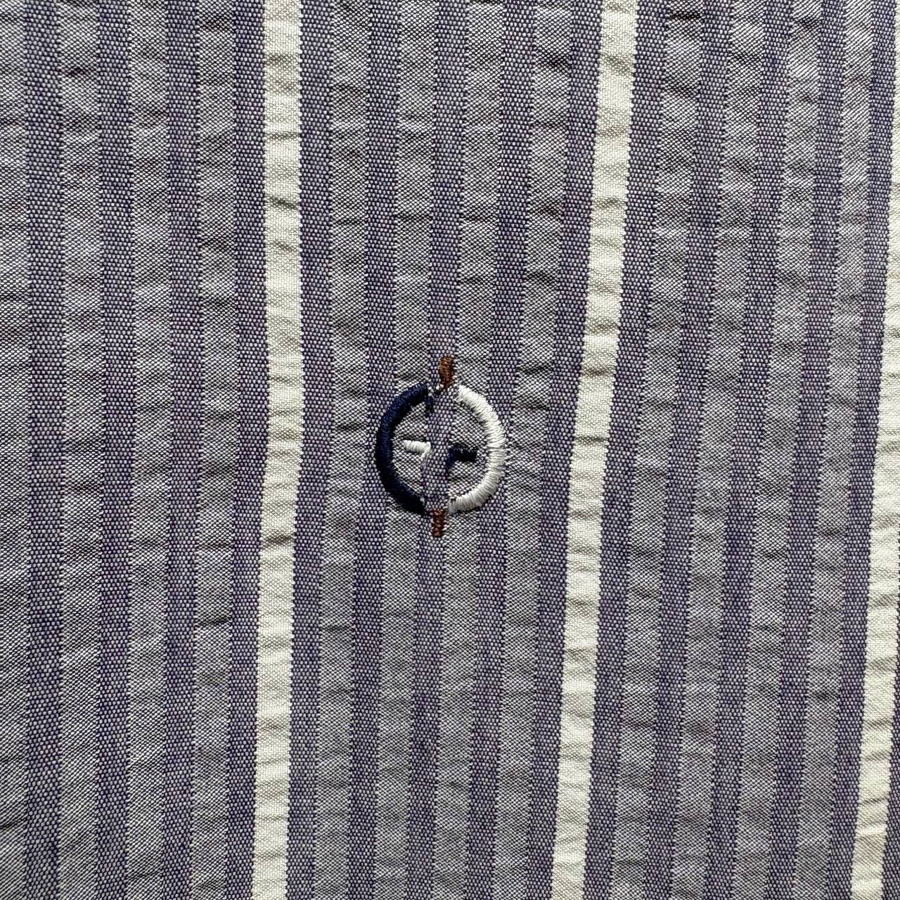 Versace Vintage Gianni Versace Striped Blue Button Down Shirt Size US XL / EU 56 / 4 - 8 Thumbnail