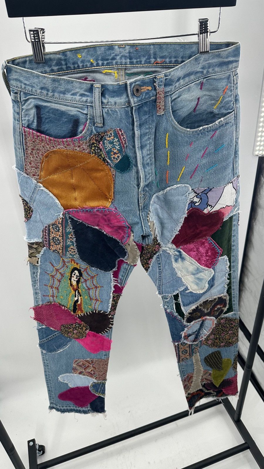 Kapital Kapital Patchwork Denim Jeans Size US 32 / EU 48 - 3 Thumbnail