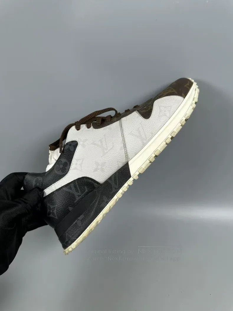 Louis Vuitton Louis Vuitton White-brown presbyopic sneakers Size US 7 / EU 40 - 5 Thumbnail
