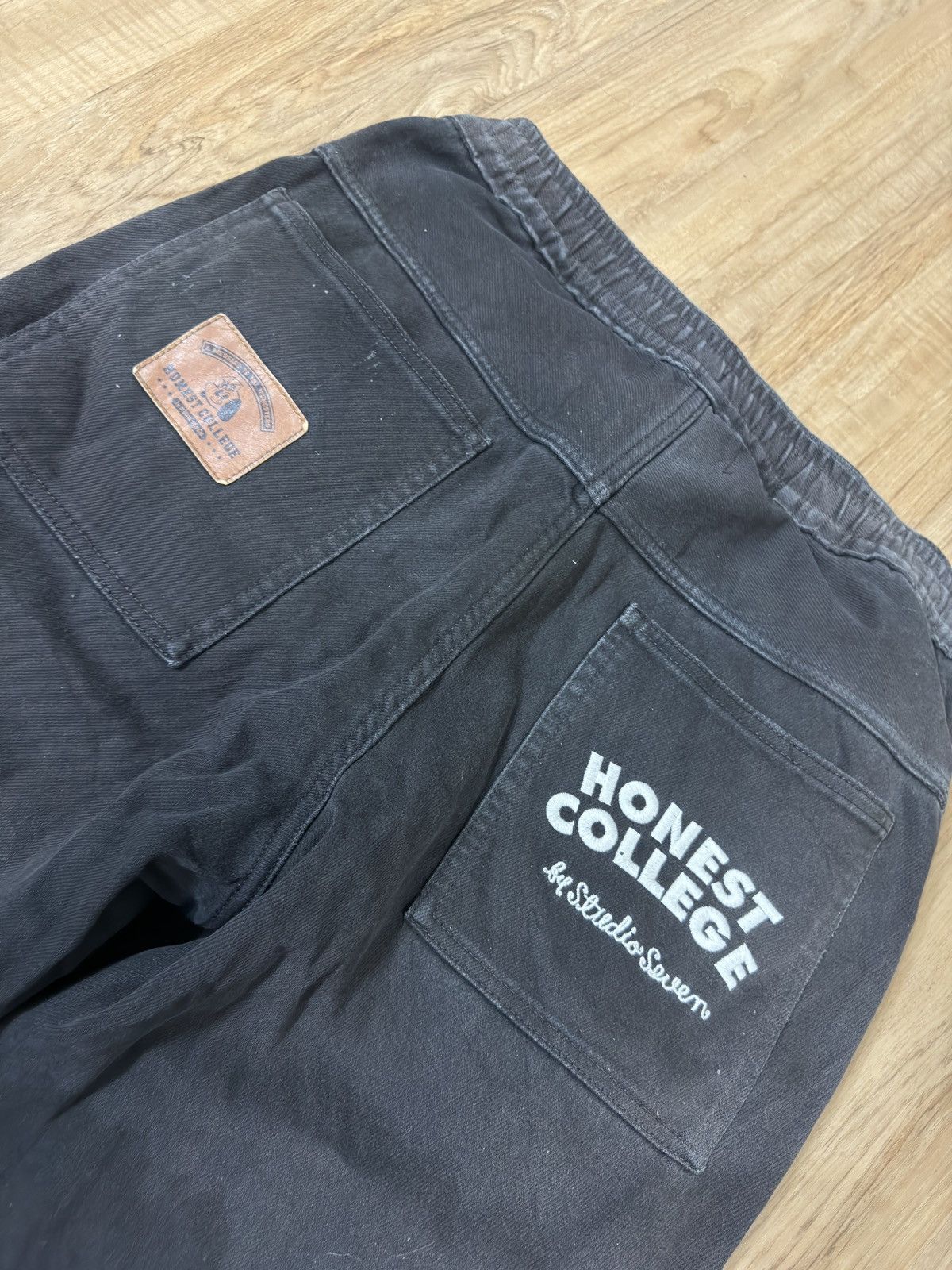 Japanese Brand STUDIO 7 DOUBLE KNEE BAGGY PANTS Size US 32 / EU 48 - 6 Thumbnail
