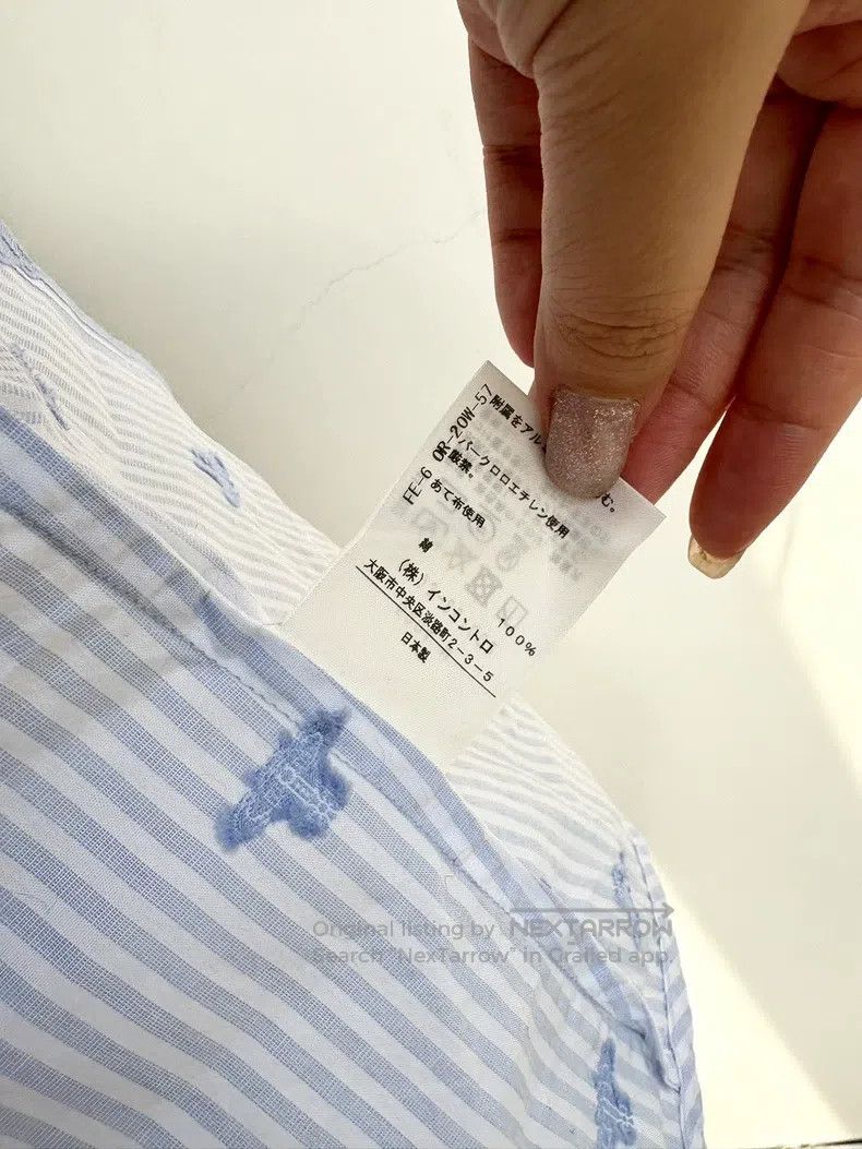 Vivienne Westwood Vivienne Westwood Vintage Blue Striped Saturn Printed Shir Size M / US 6-8 / IT 42-44 - 7 Thumbnail